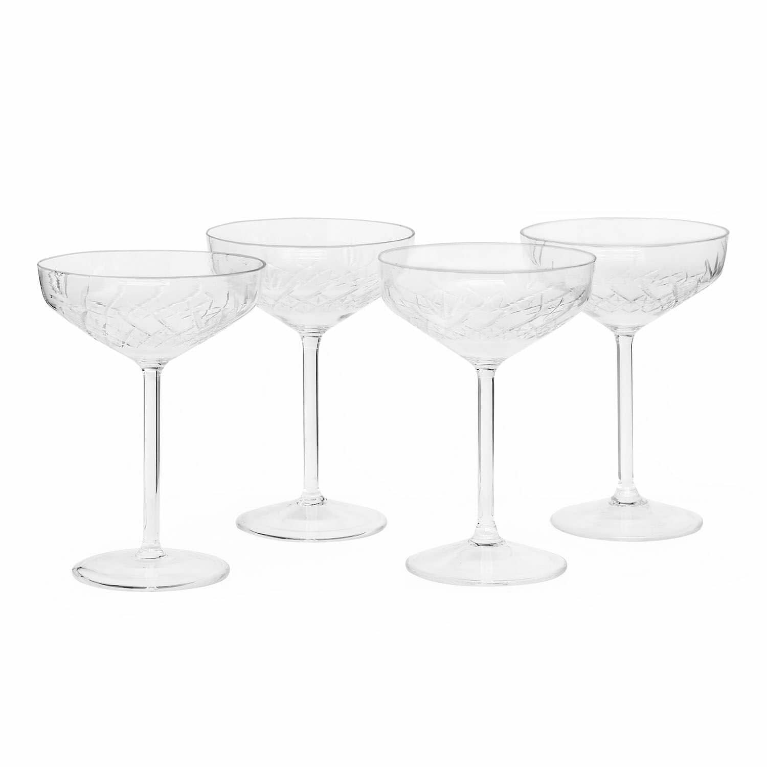 Lot de 4 coupes à champagne Livaie