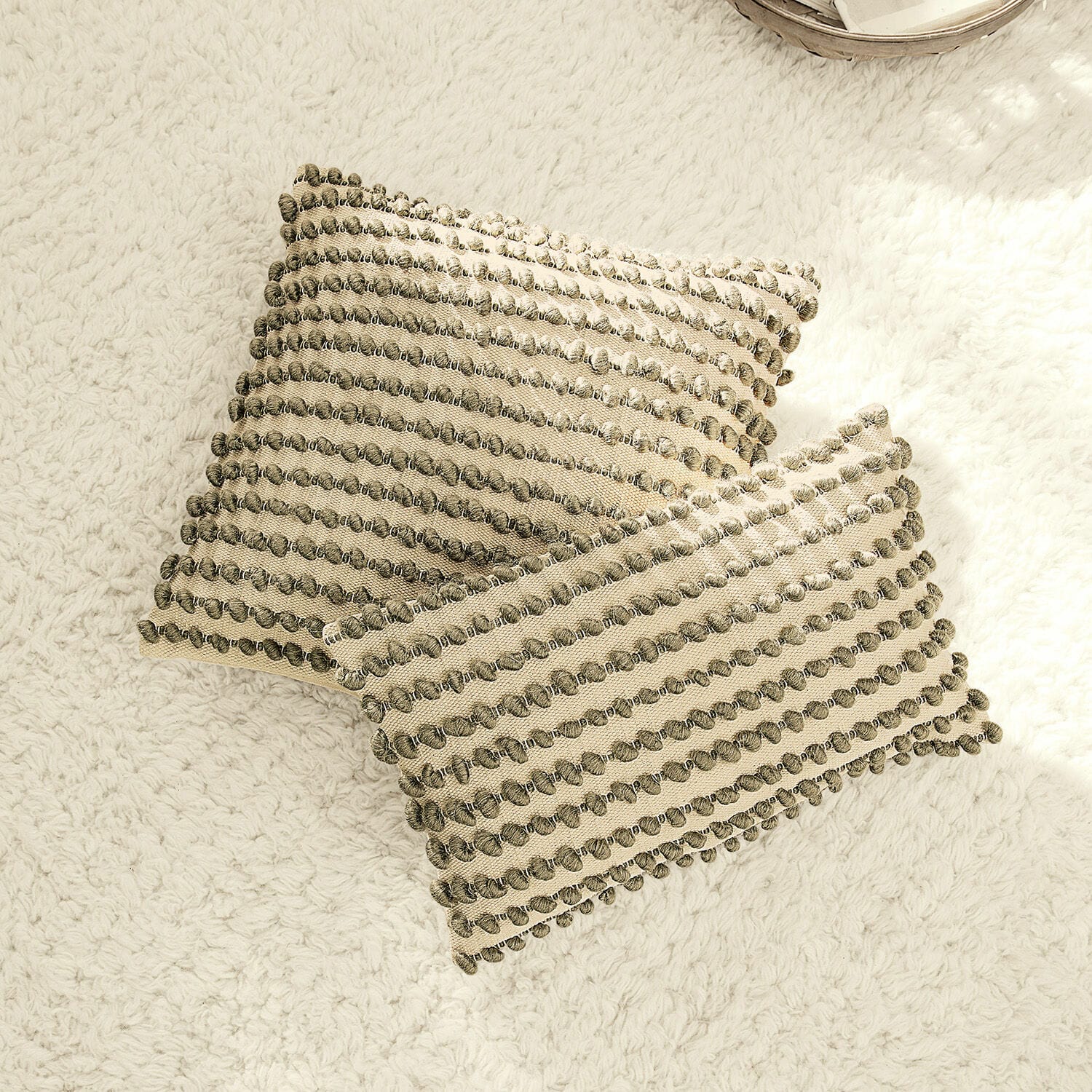 Lot de 2 housses de coussins Madien
