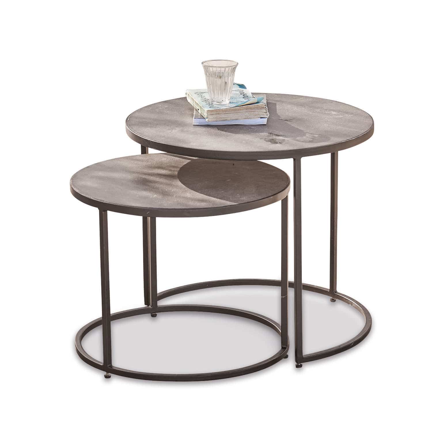 Lot de 2 tables d’appoint Pantinous