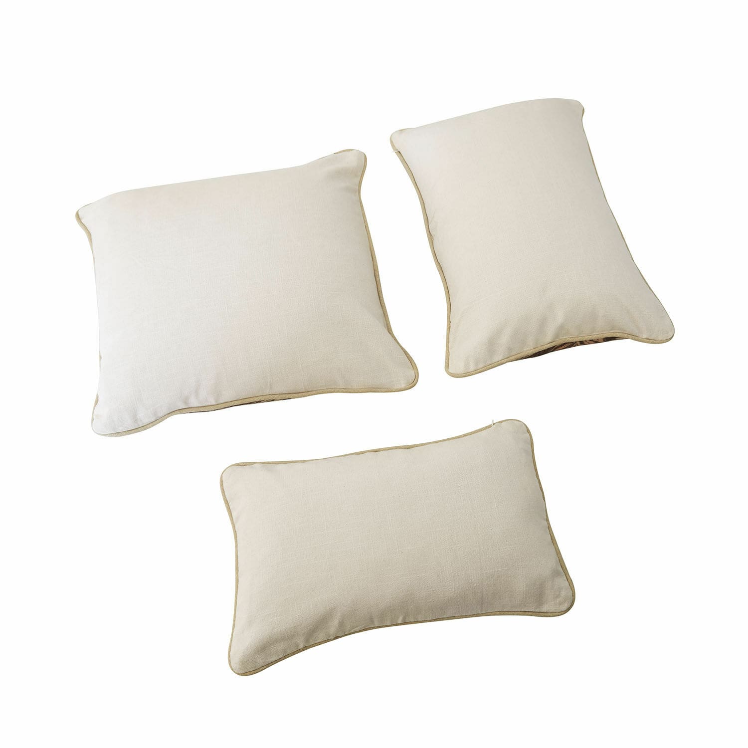 Lot de 3 housses de coussins Carivelle