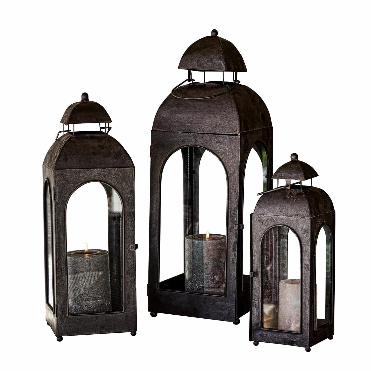 Lot de 3 lanternes Garonne