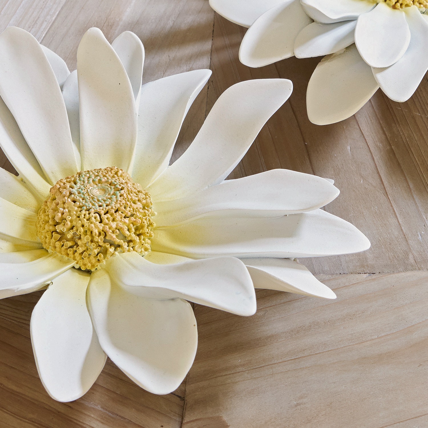 Lot de 2 fleurs déco Humbeline