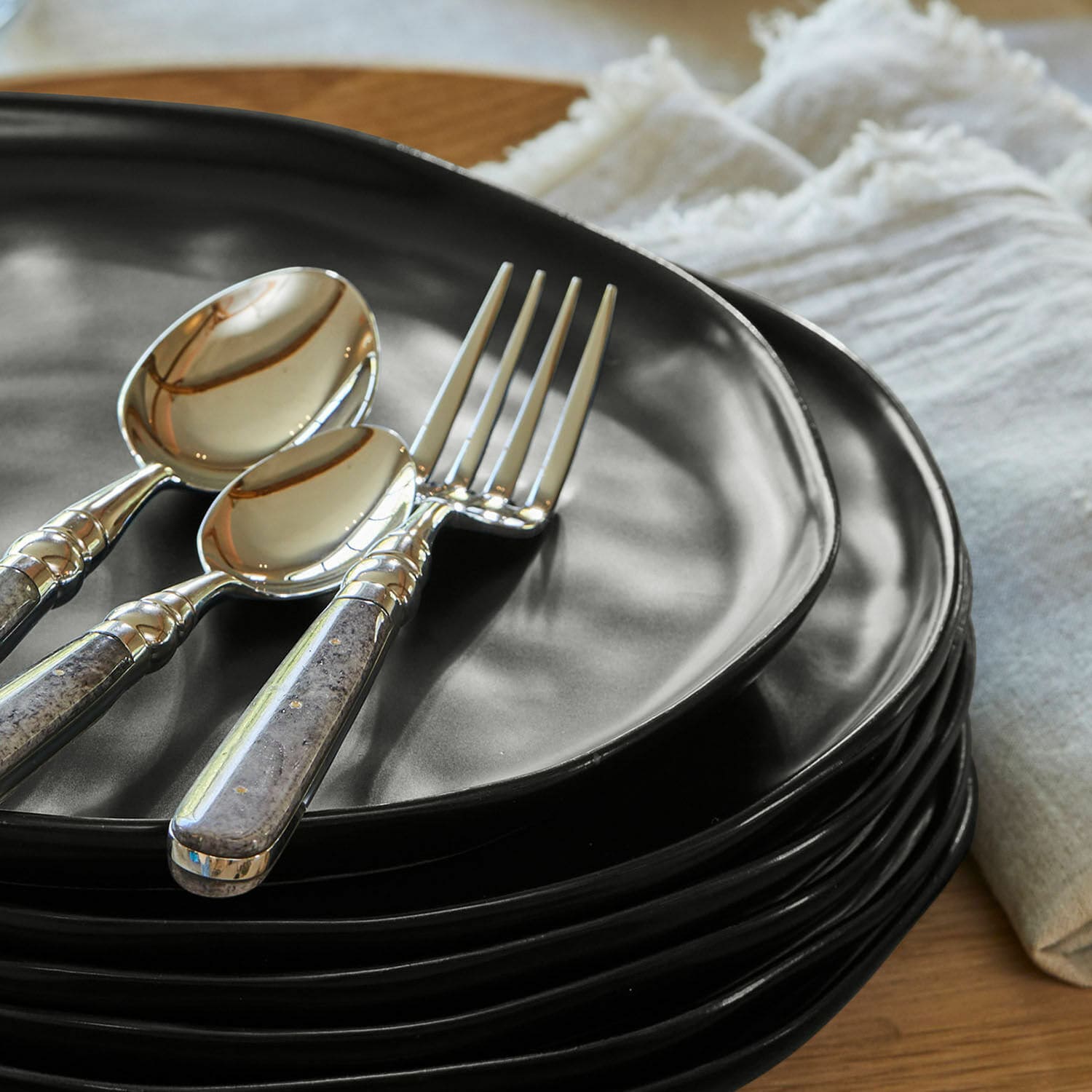 Lot de 6 assiettes Biarré