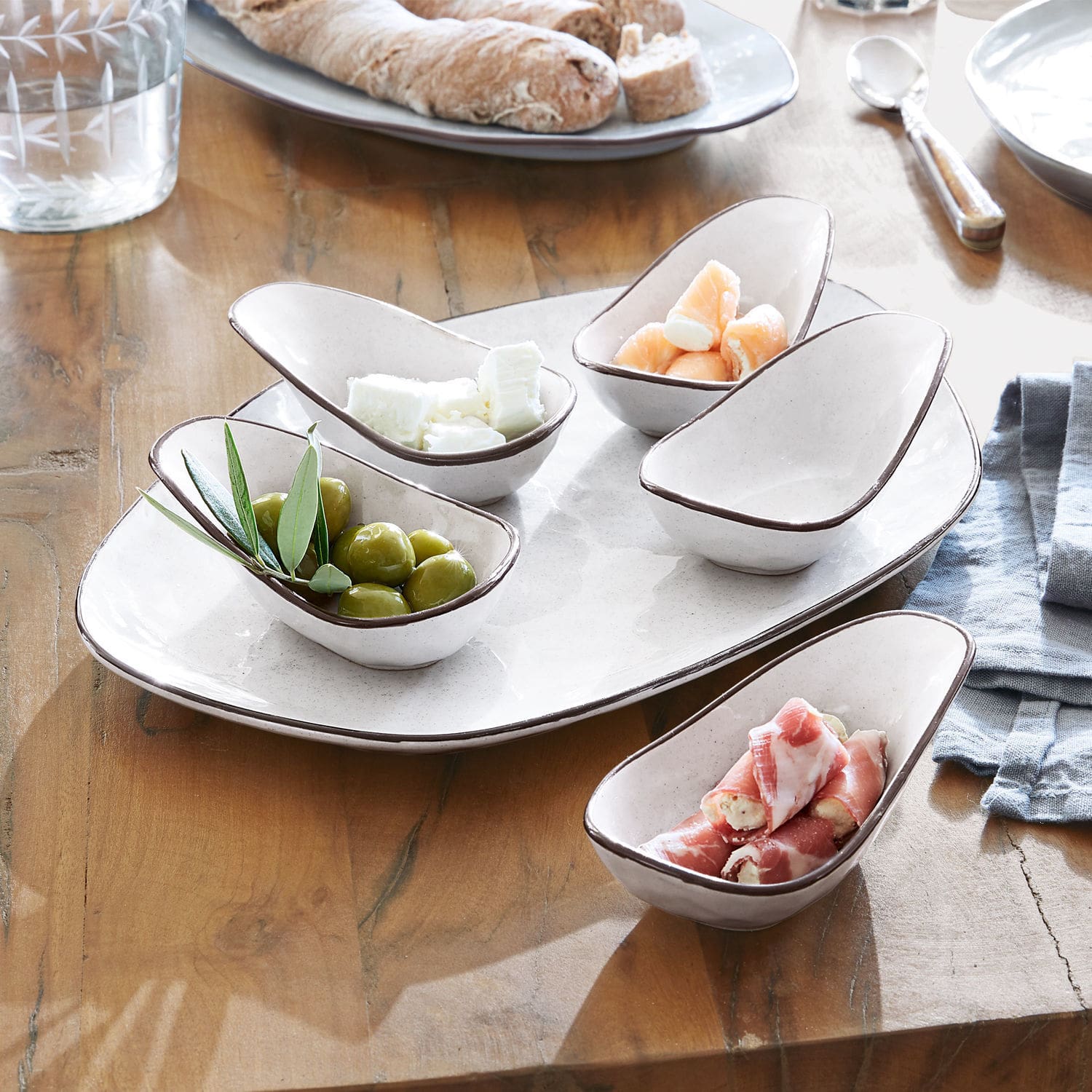 Lot de coupelles, 6 pièces Biarré