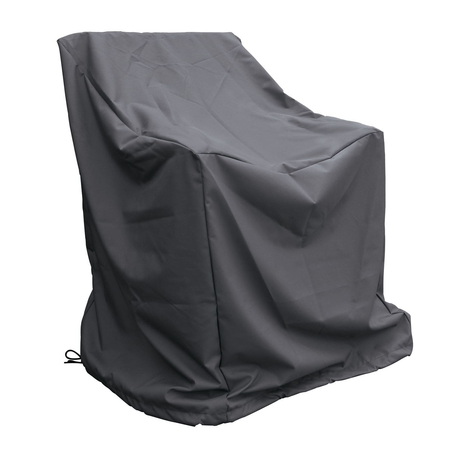 Housse Palo Alto Housse grise imperméable en tissu résistant pour fauteuil, protection mobilier de jardin