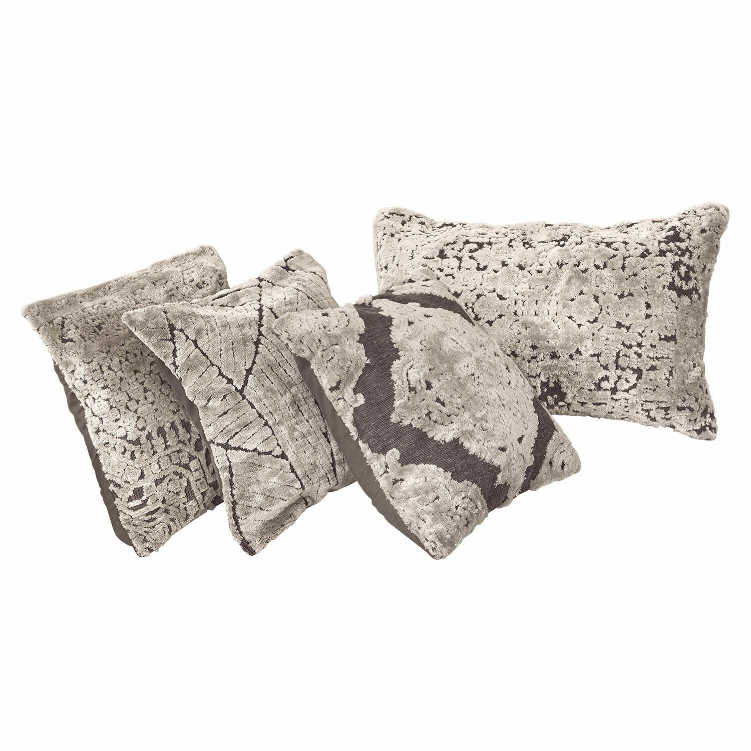Lot de 4 housses de coussins Plaisancière