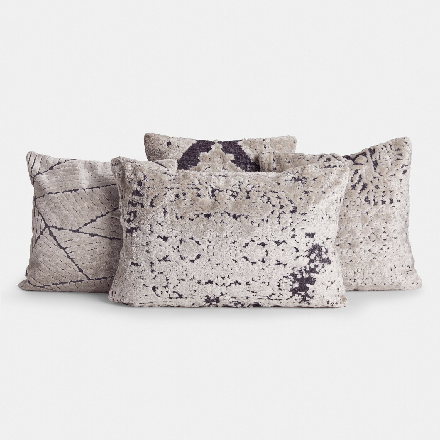 Lot de 4 housses de coussins Plaisancière