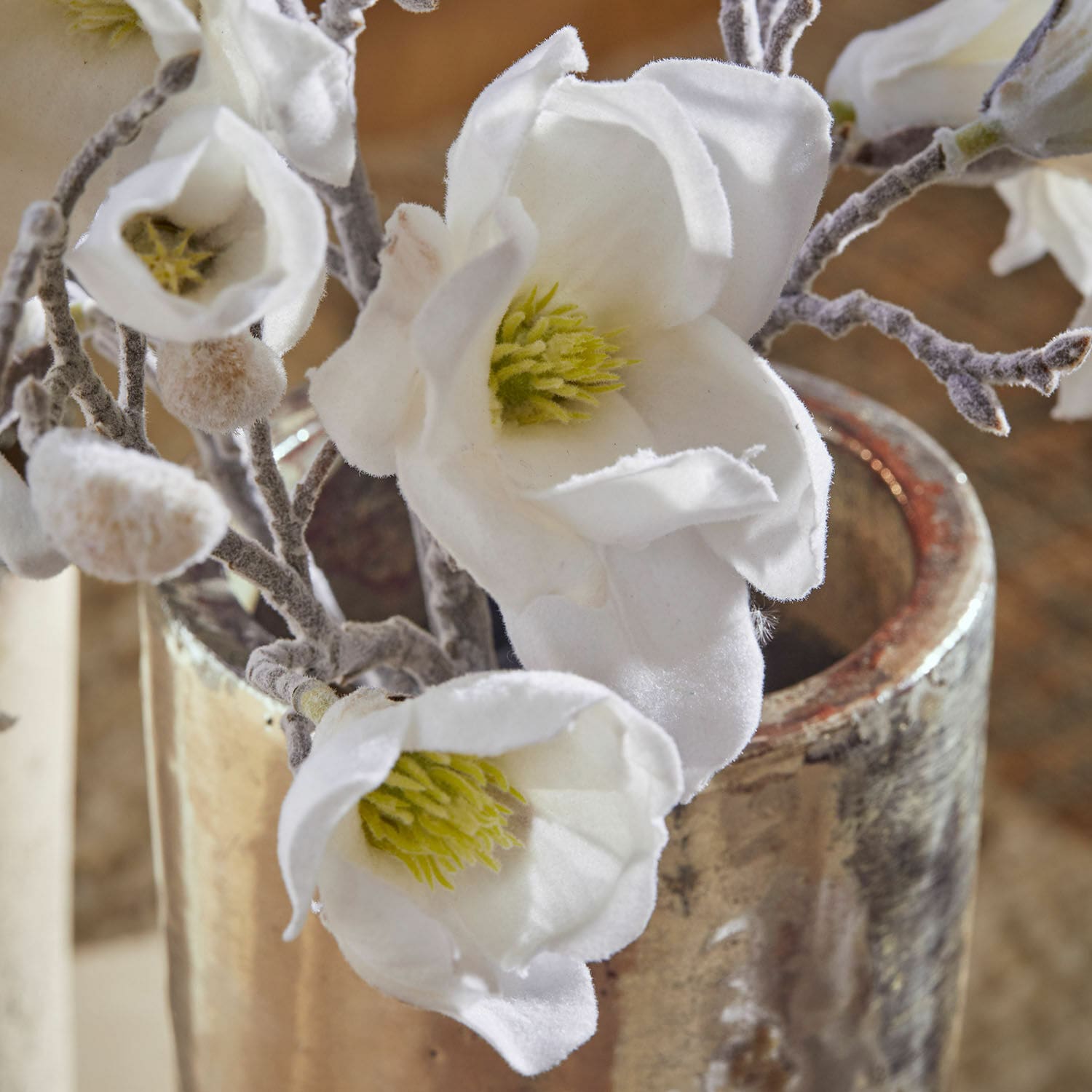 Lot de 4 fleurs décoratives Santavella