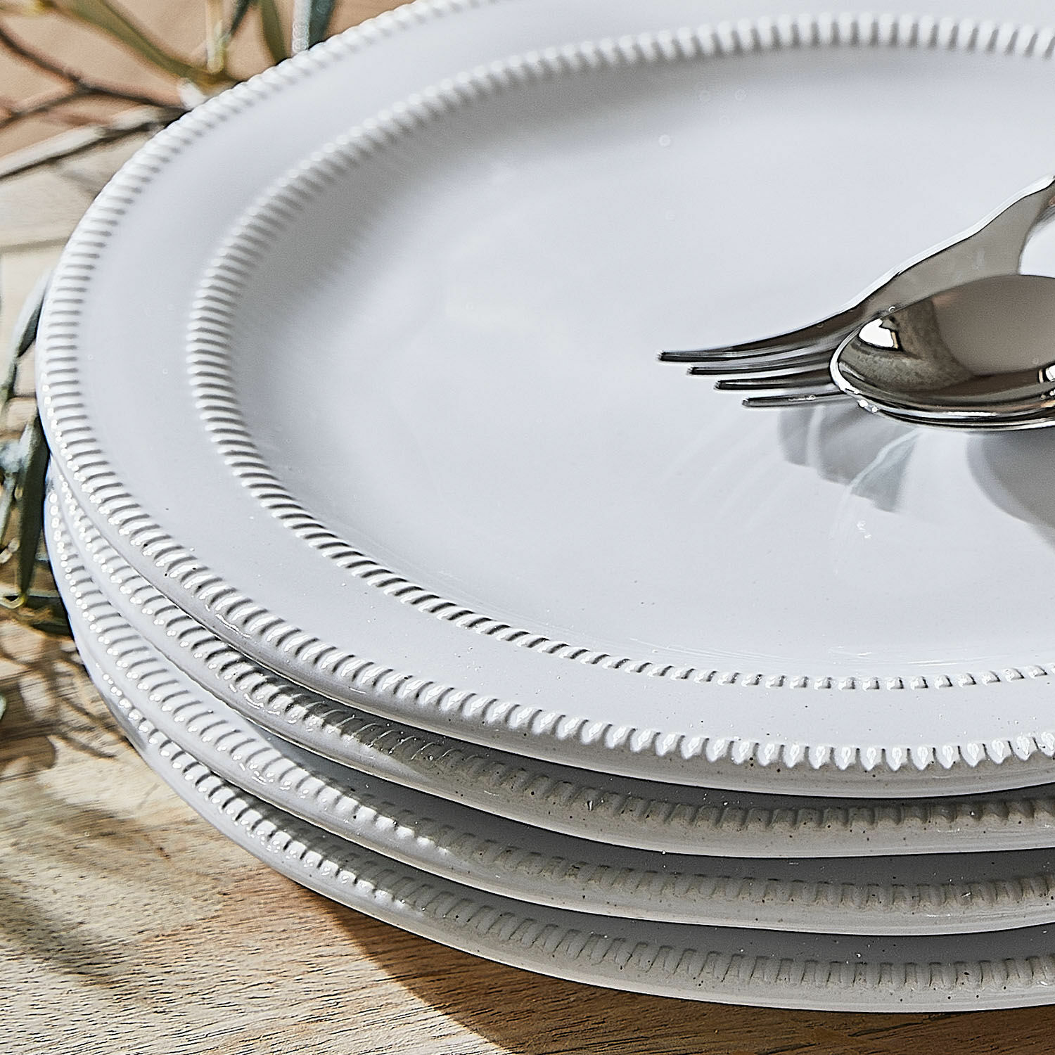 Lot de 4 grandes assiettes Alentejo