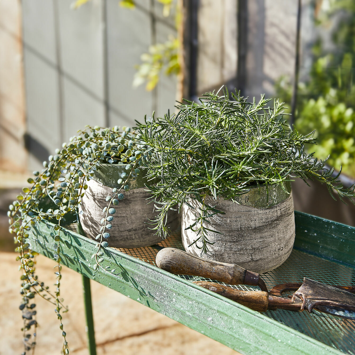 Lot de 2 pots de fleurs Malivon