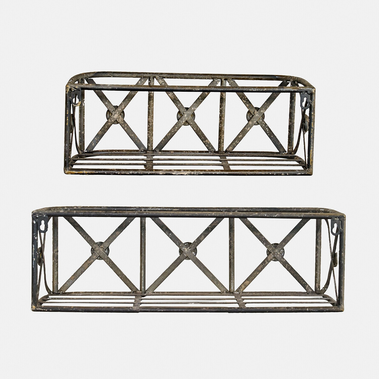 Lot de 2 étagères murales Sémone