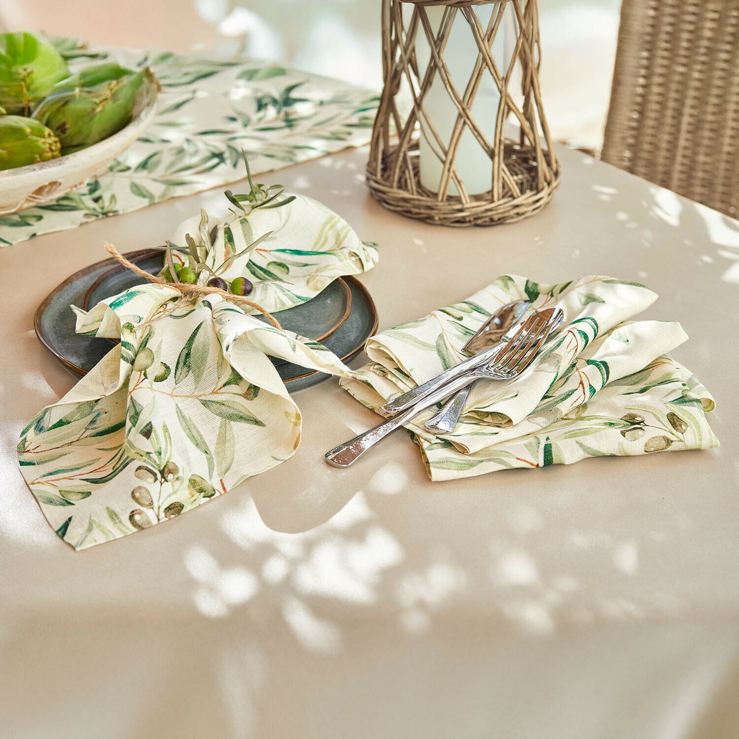 Lot de 4 serviettes Nolaria