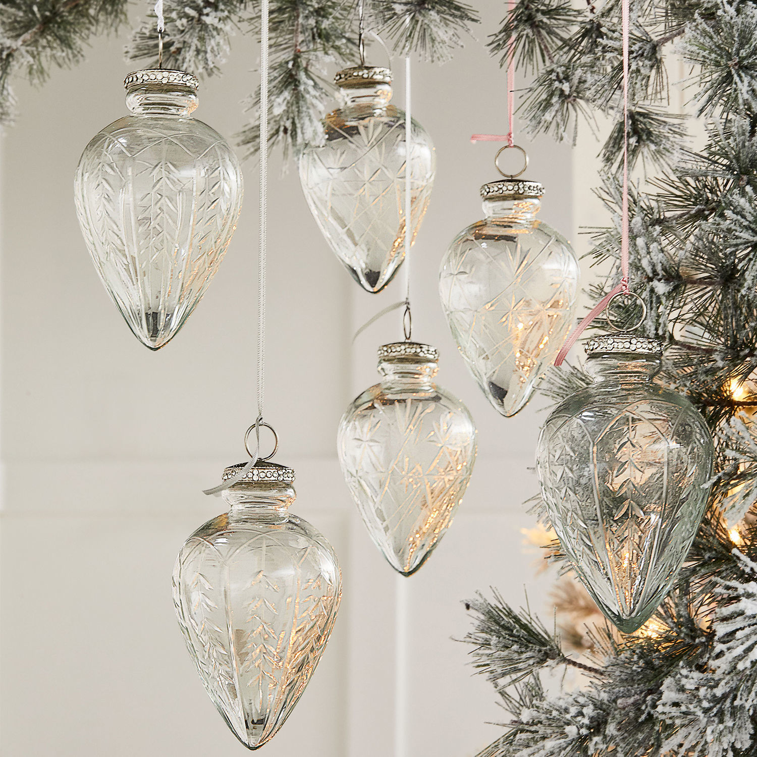 Lot de 6 décorations de Noël Aulnay