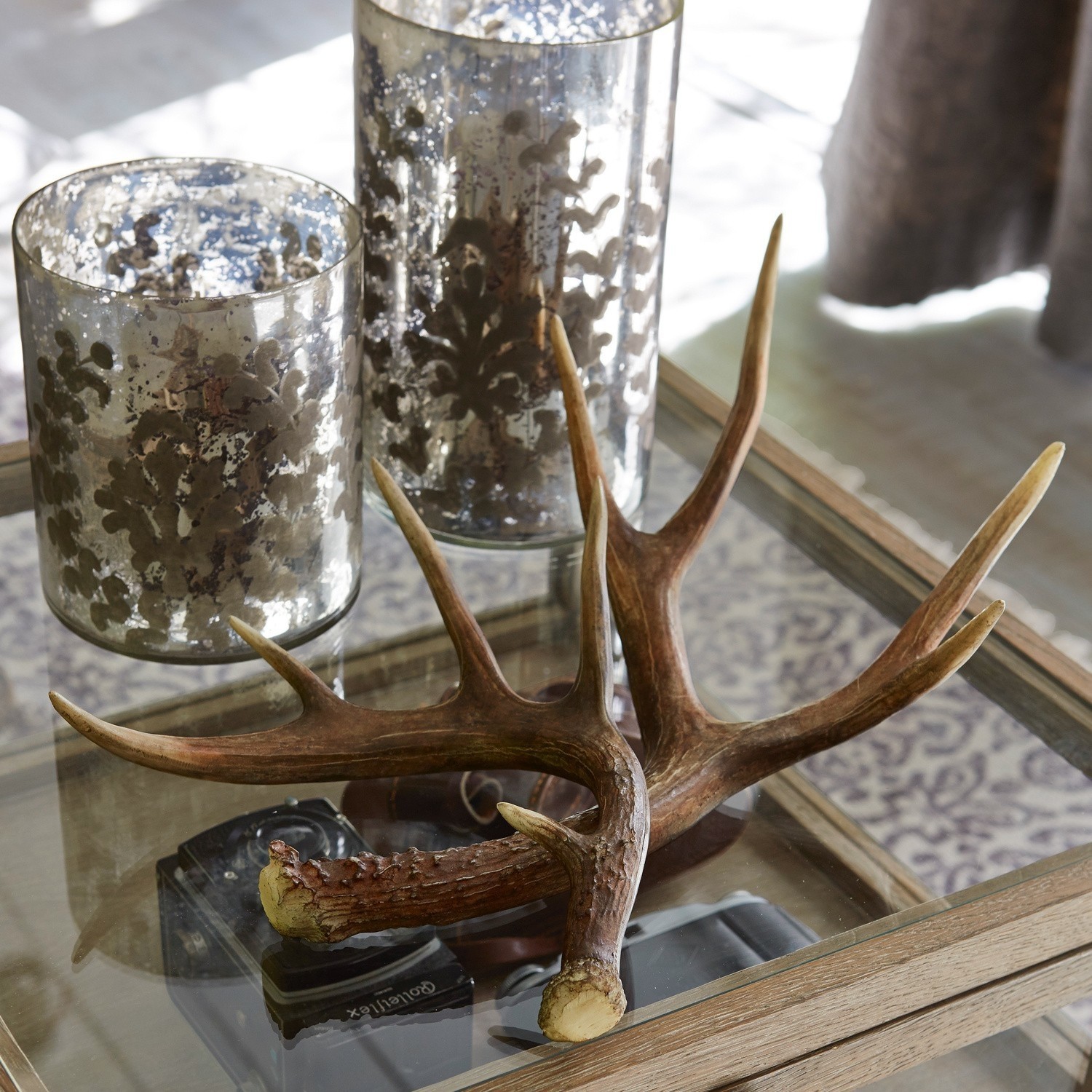 Lot de 3 décorations bois Antier