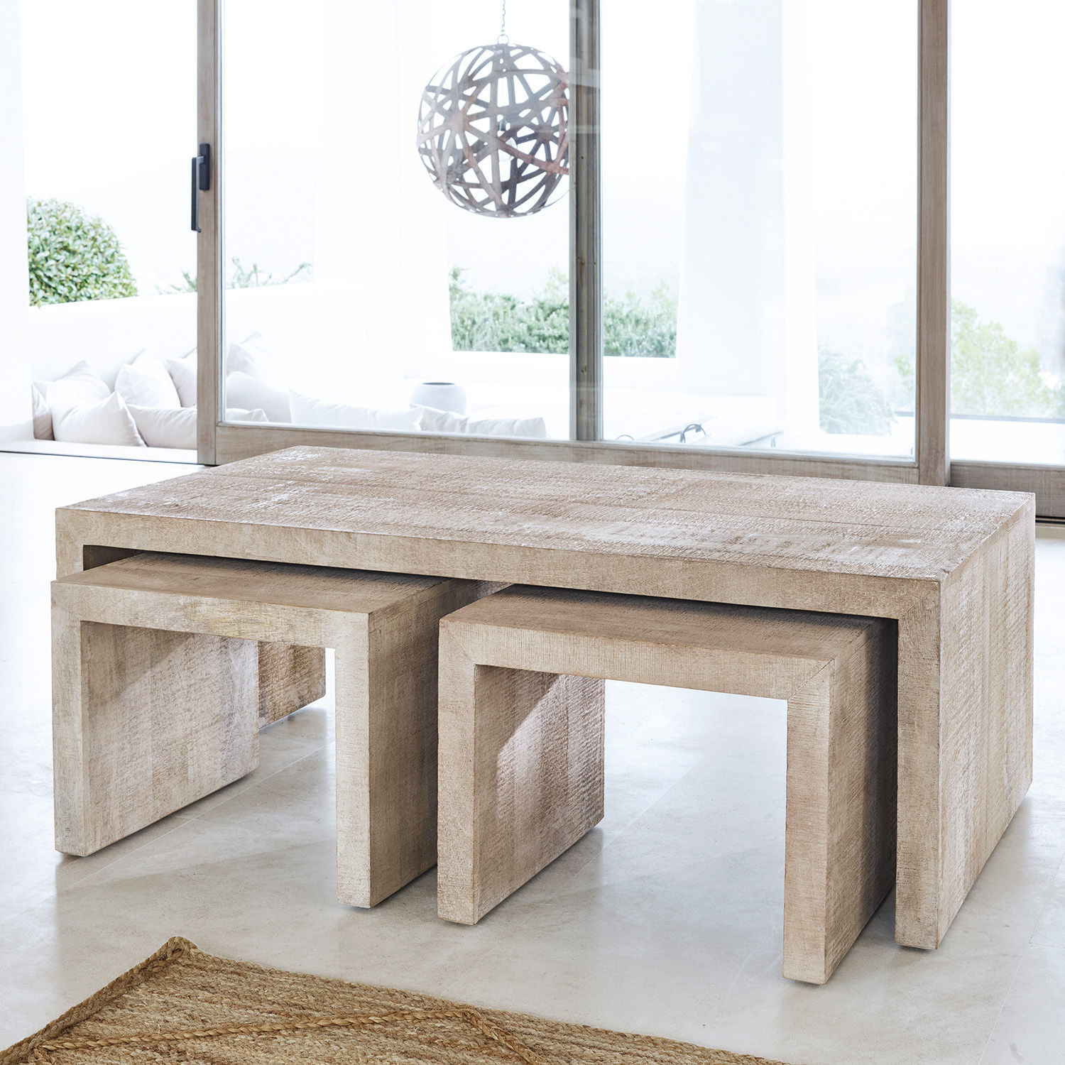 Lot de 3 tables basses Bostans