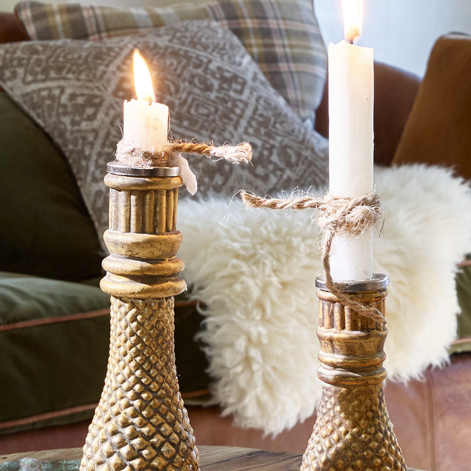 Lot de 2 bougeoirs Rioux