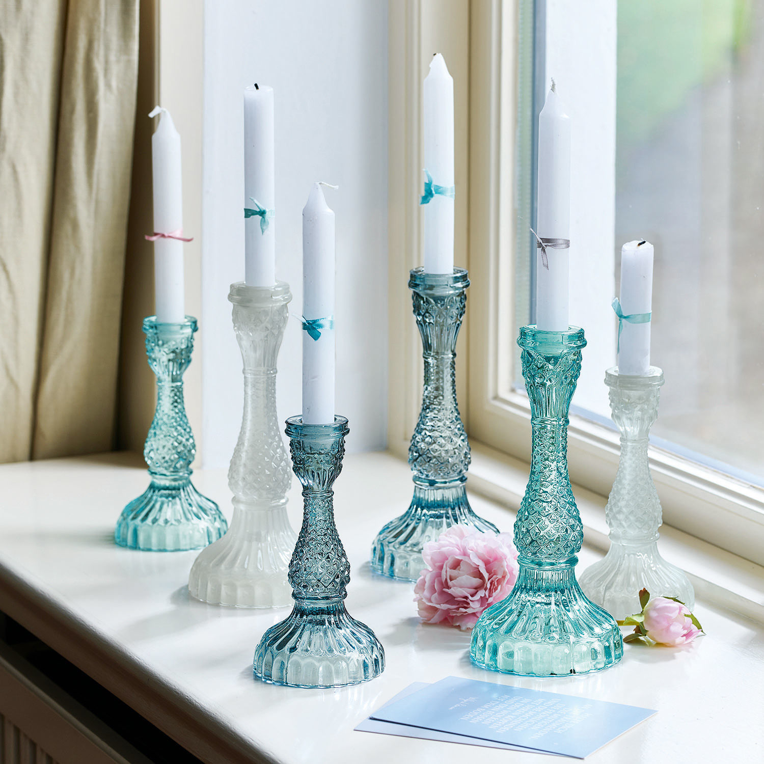 Lot de 6 bougeoirs Moana