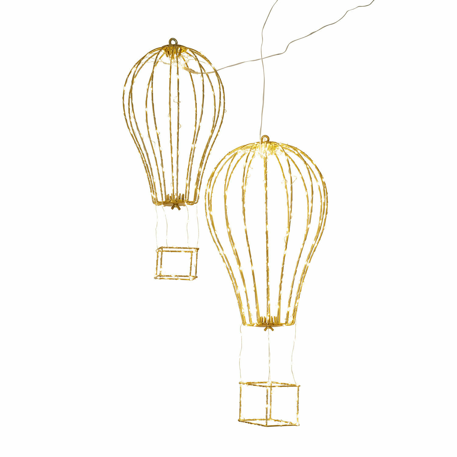 Lot de 2 montgolfières à LED Bylle