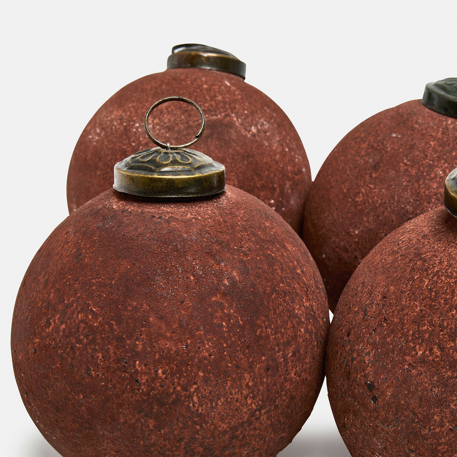 Lot de 4 boules de Noël Pirovella