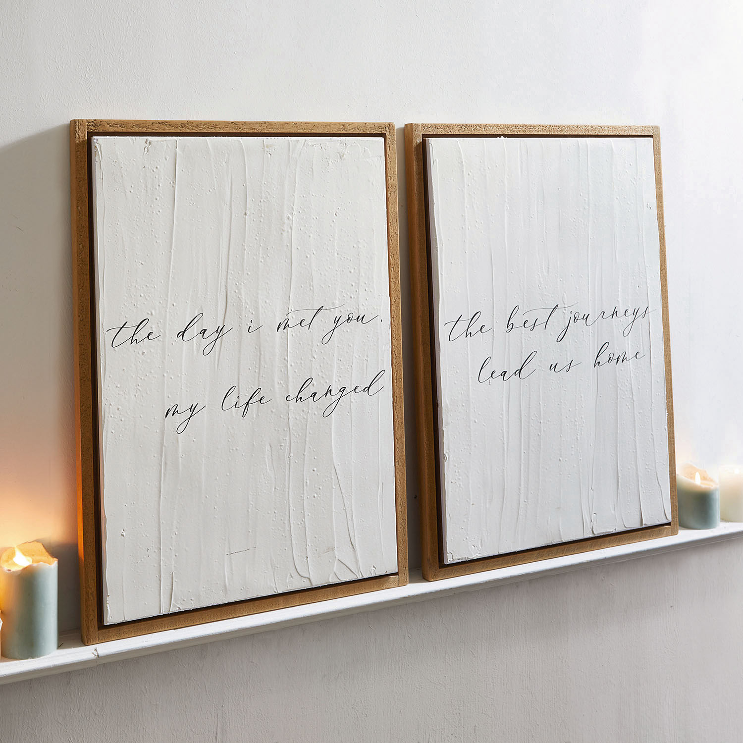 Lot de 2 tableaux décoratifs Nawel