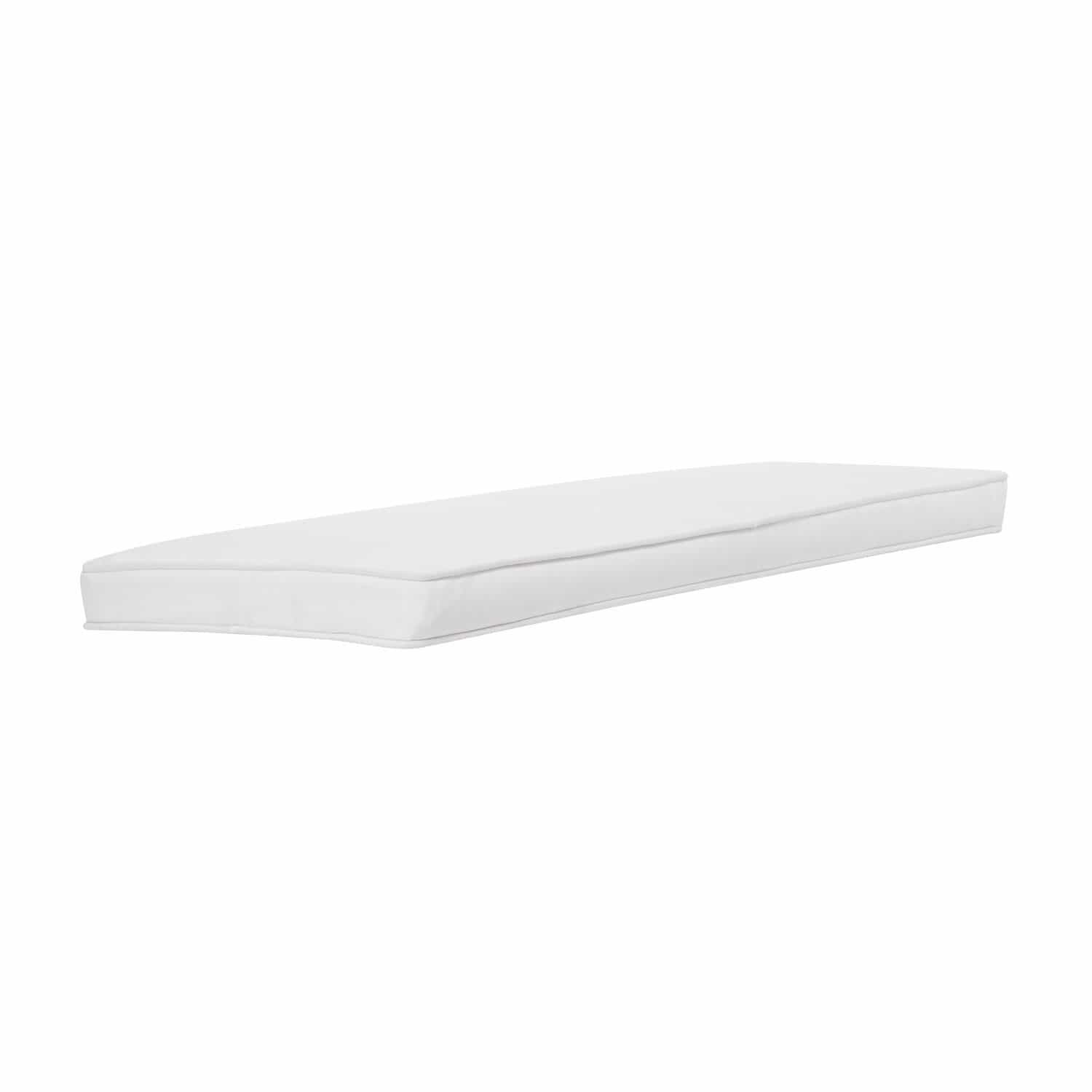Coussin d'assise Lourdes Matelas blanc en mousse de forme simple pour un confort optimal et détente