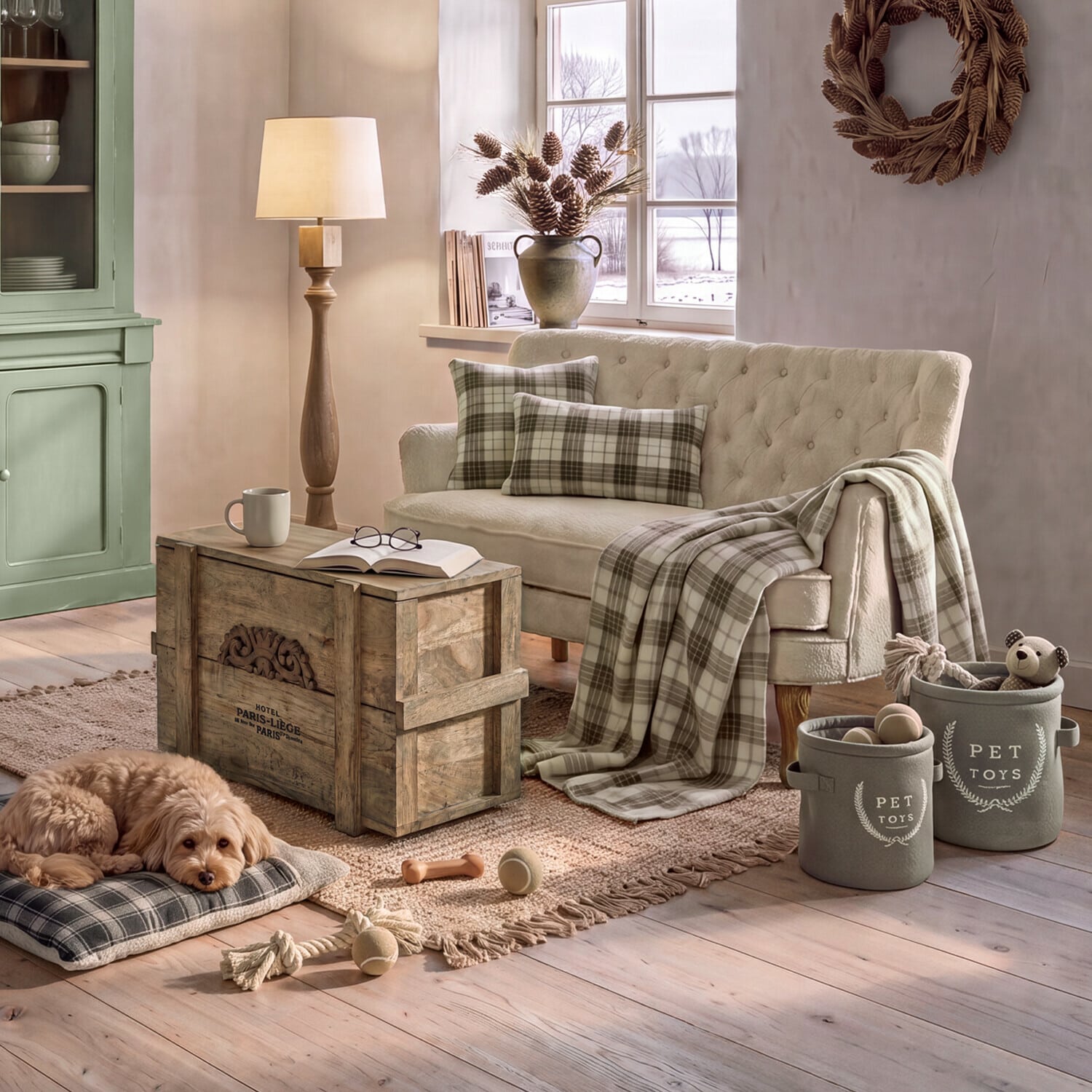 Lot de 2 housses de coussins Harvie