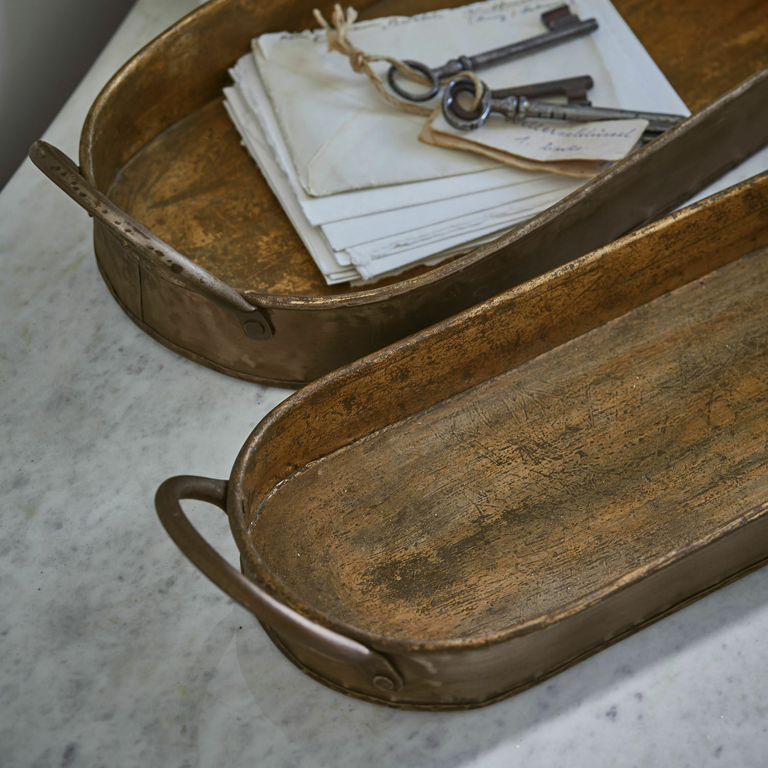 Lot de 2 plateaux Célianne