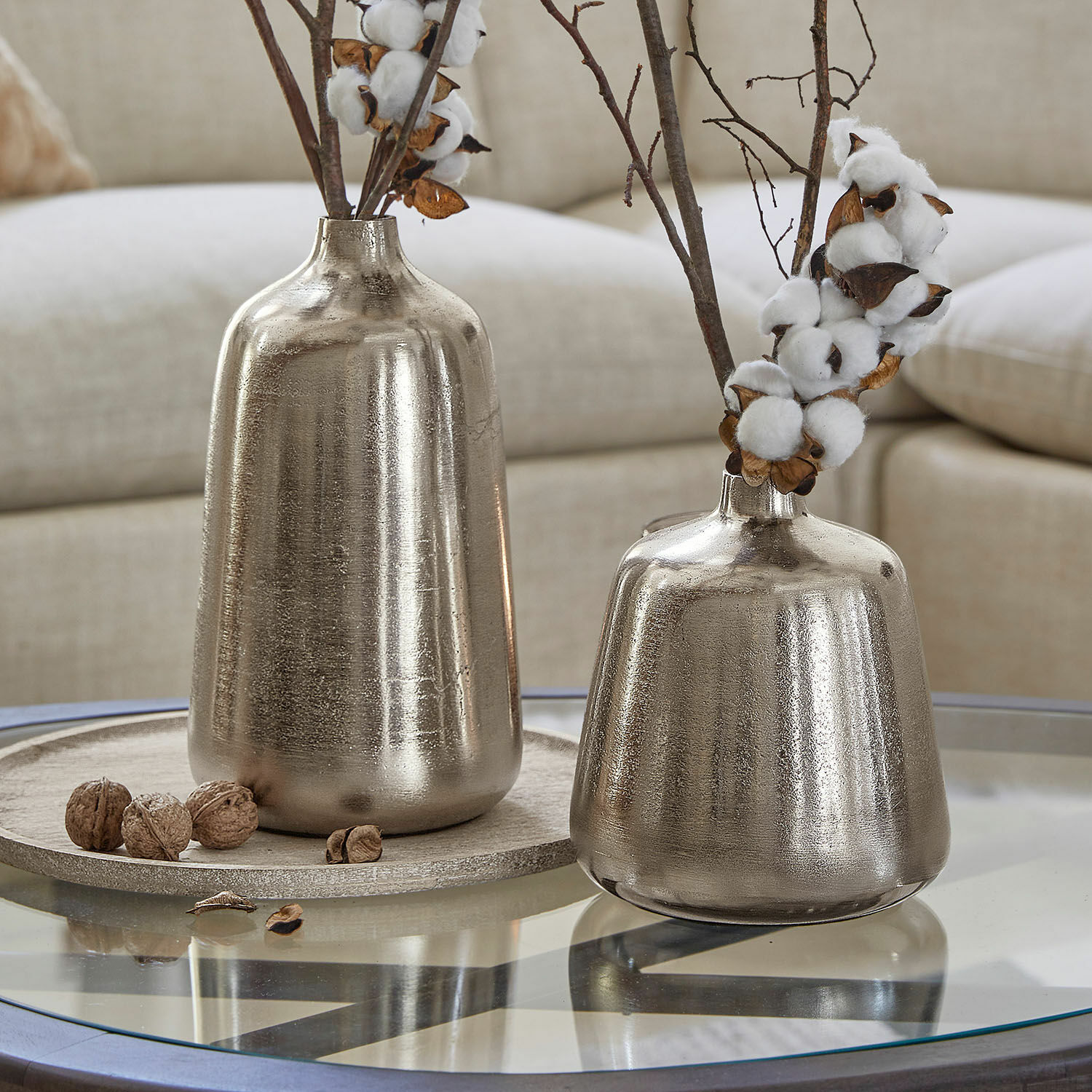 Lot de 2 vases Orabela
