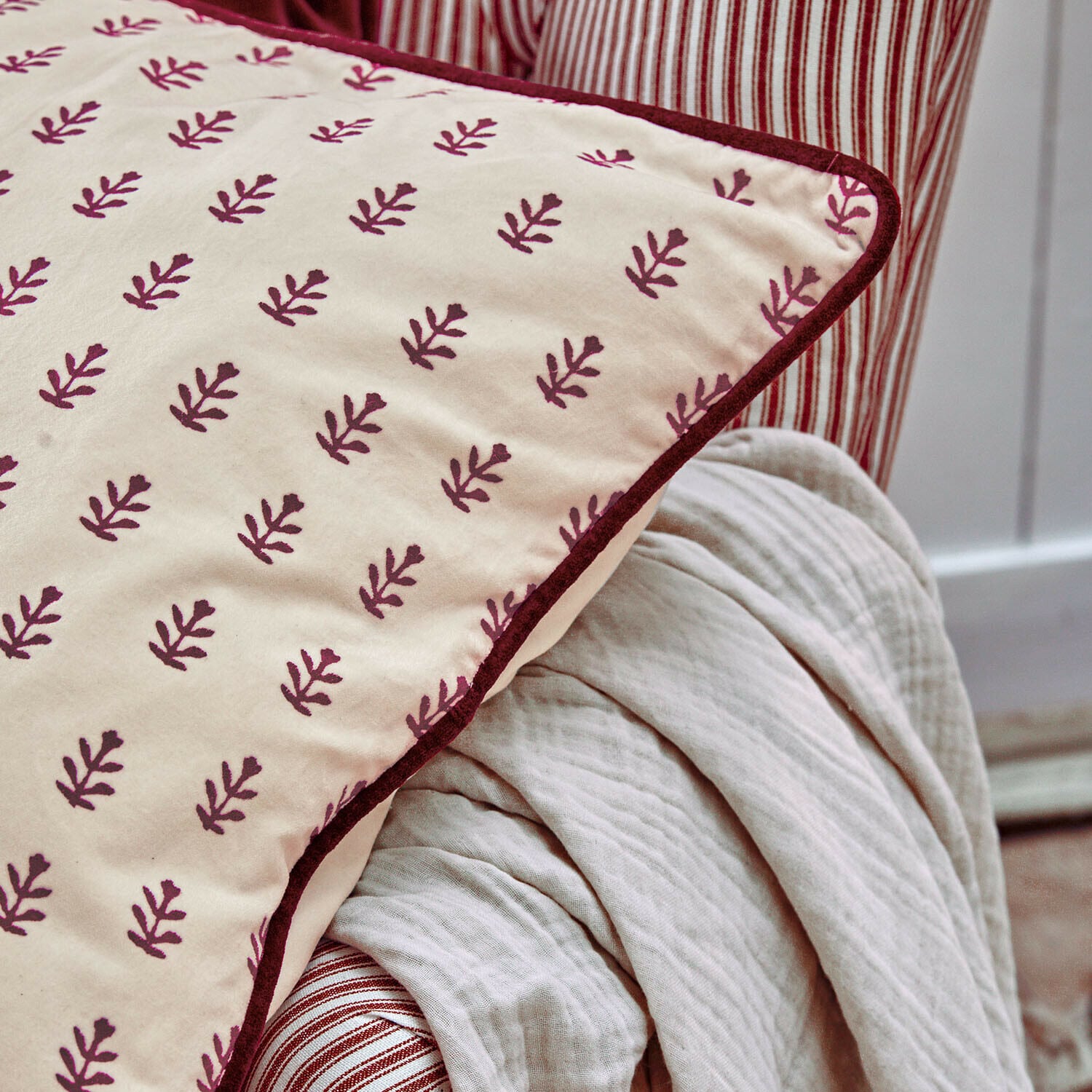 Lot de 2 housses de coussins Eilira
