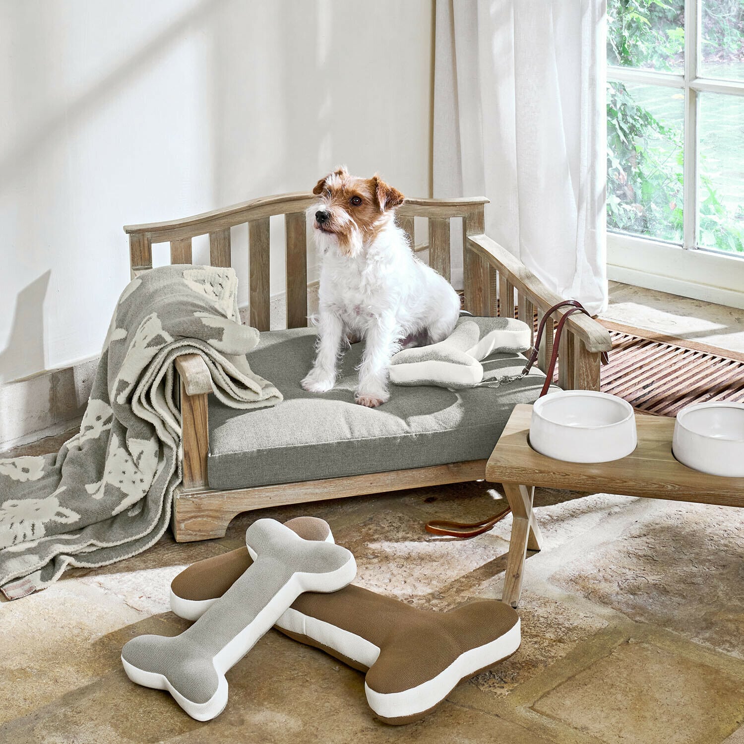 Canapé d’intérieur et d’extérieur pour animaux Waggins
