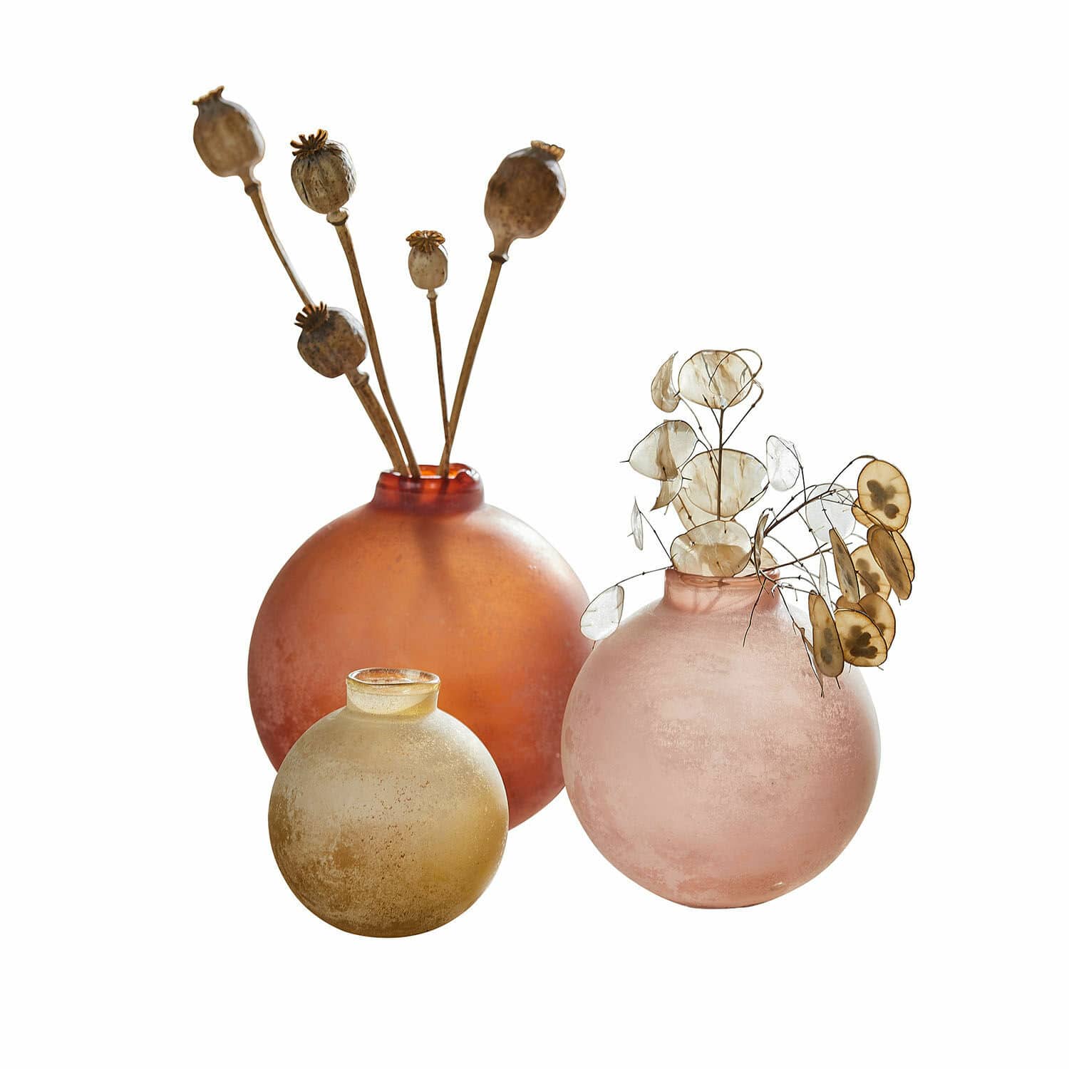 Lot de 3 vases Imbrianno