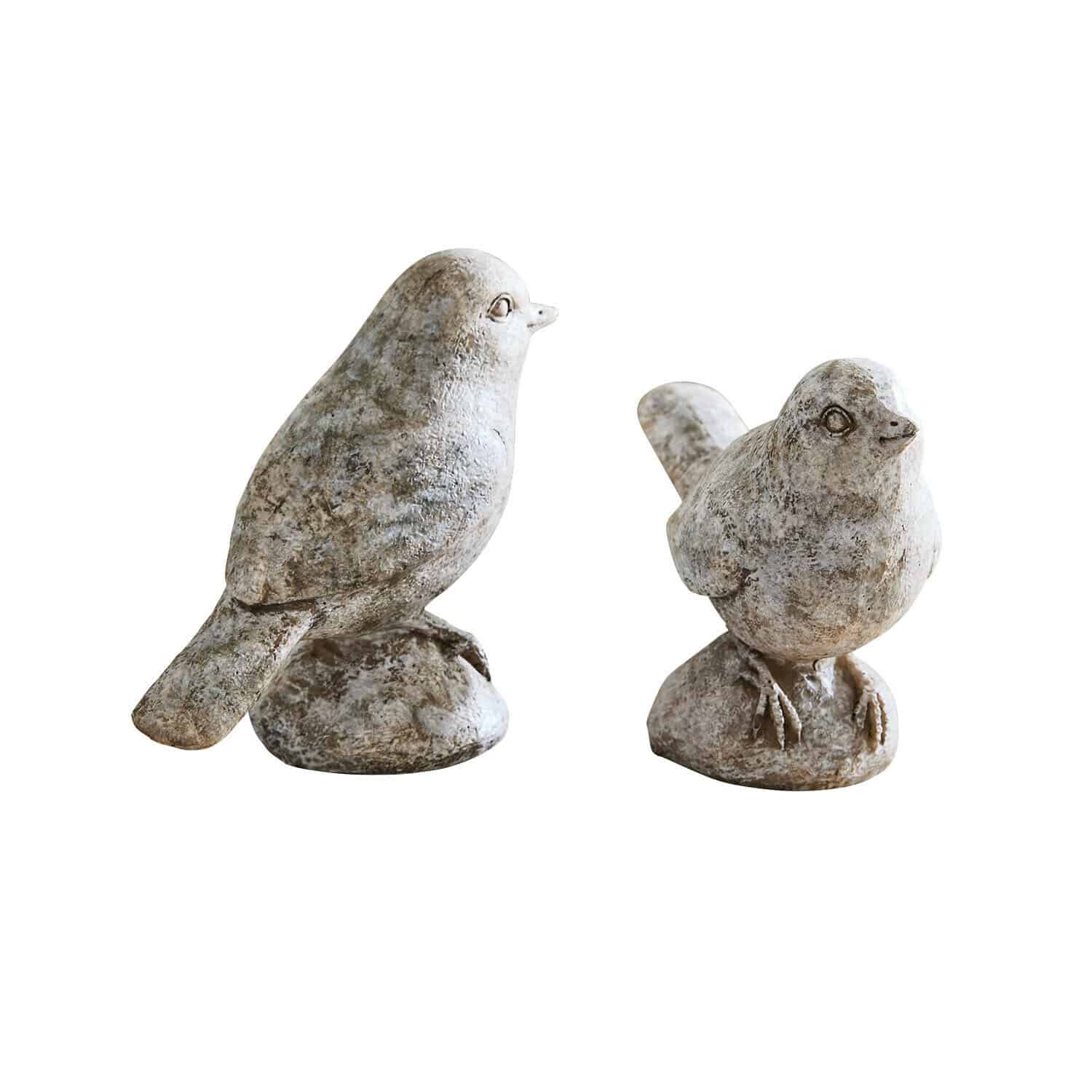 Lot de 2 oiseaux décoratifs Corviano