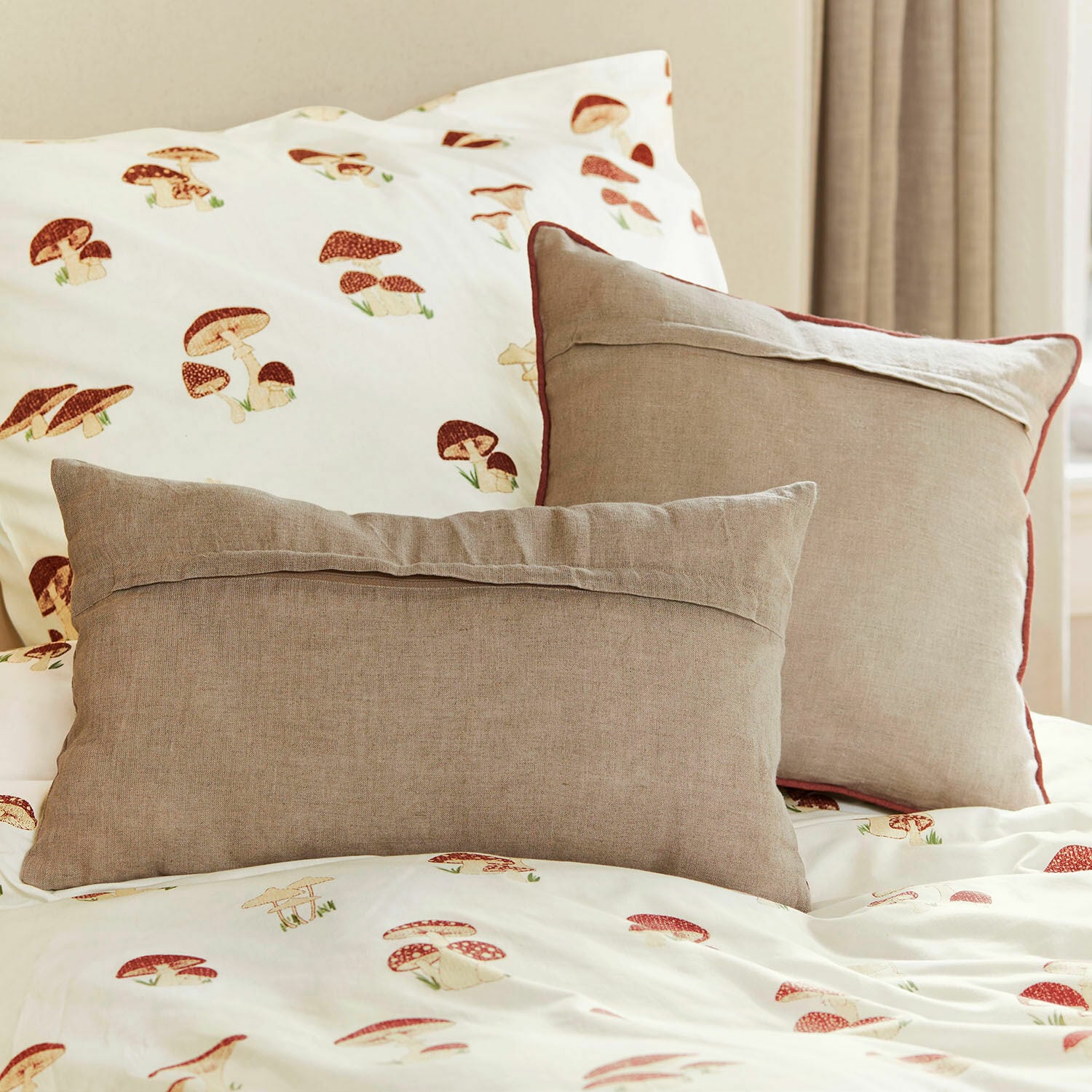 Lot de 2 housses de coussin Norilie
