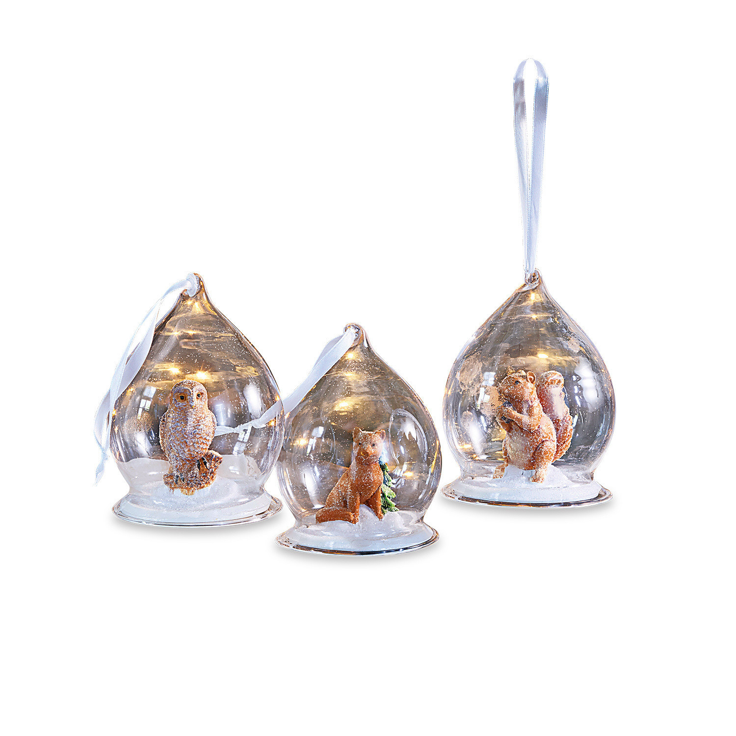Lot de 3 décorations de Noël Hazelwood