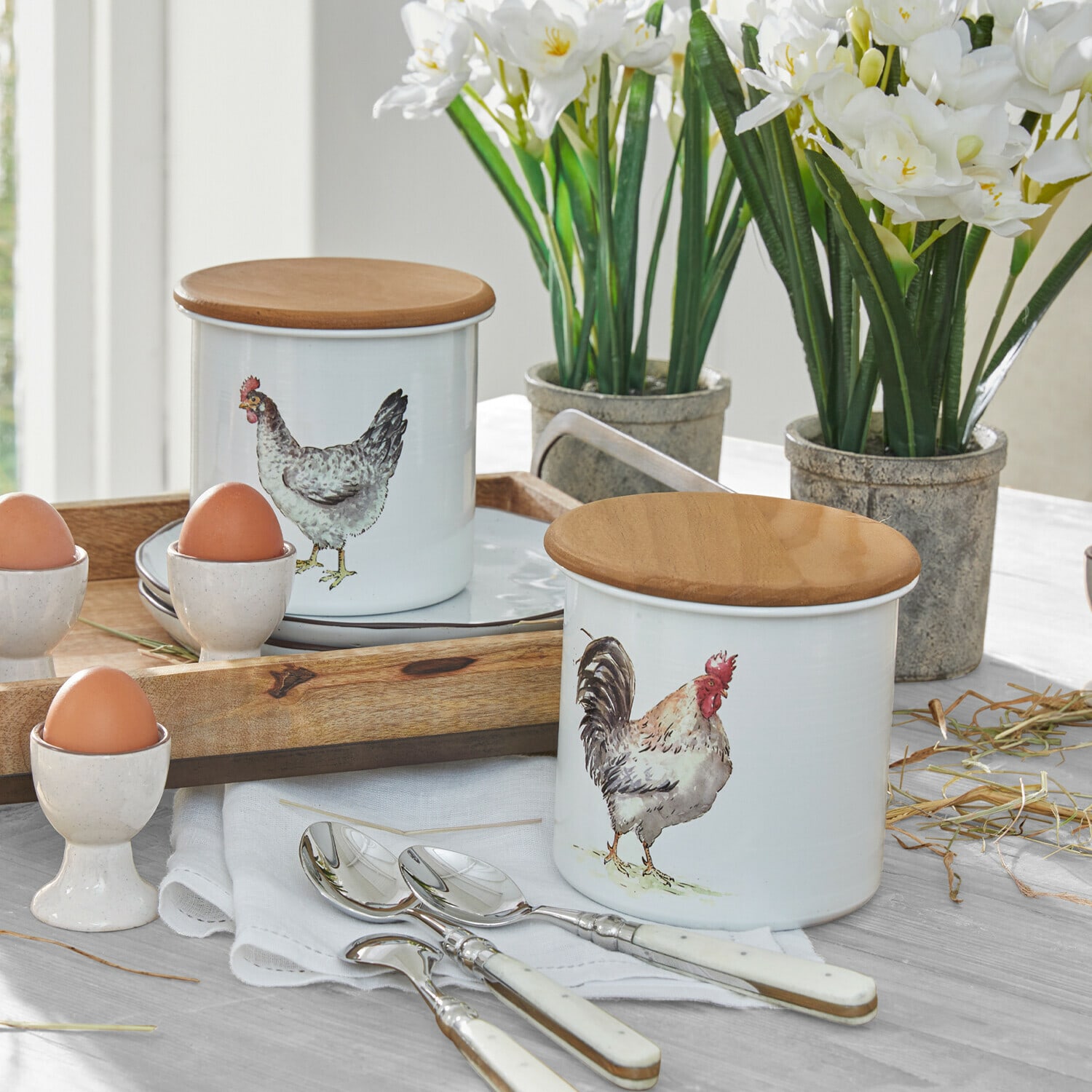Lot de 2 pots Nobles