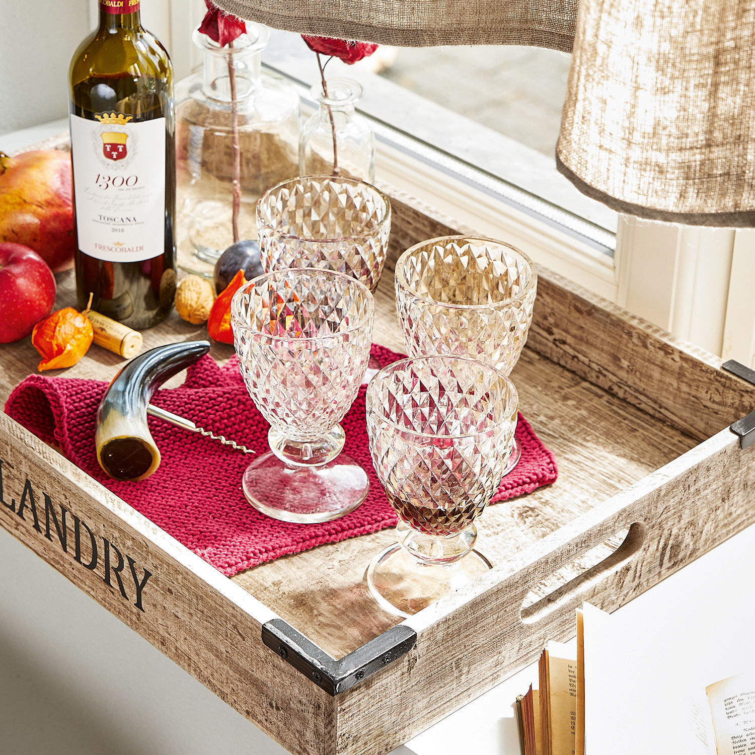 Lot de 4 verres à vin Nantes