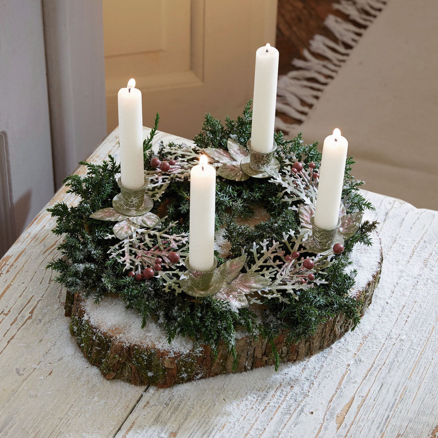 Couronne à bougies Somme