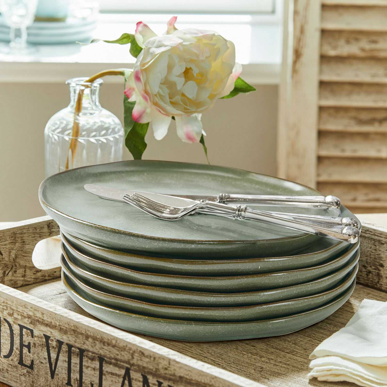 Lot de 6 assiettes Biarré
