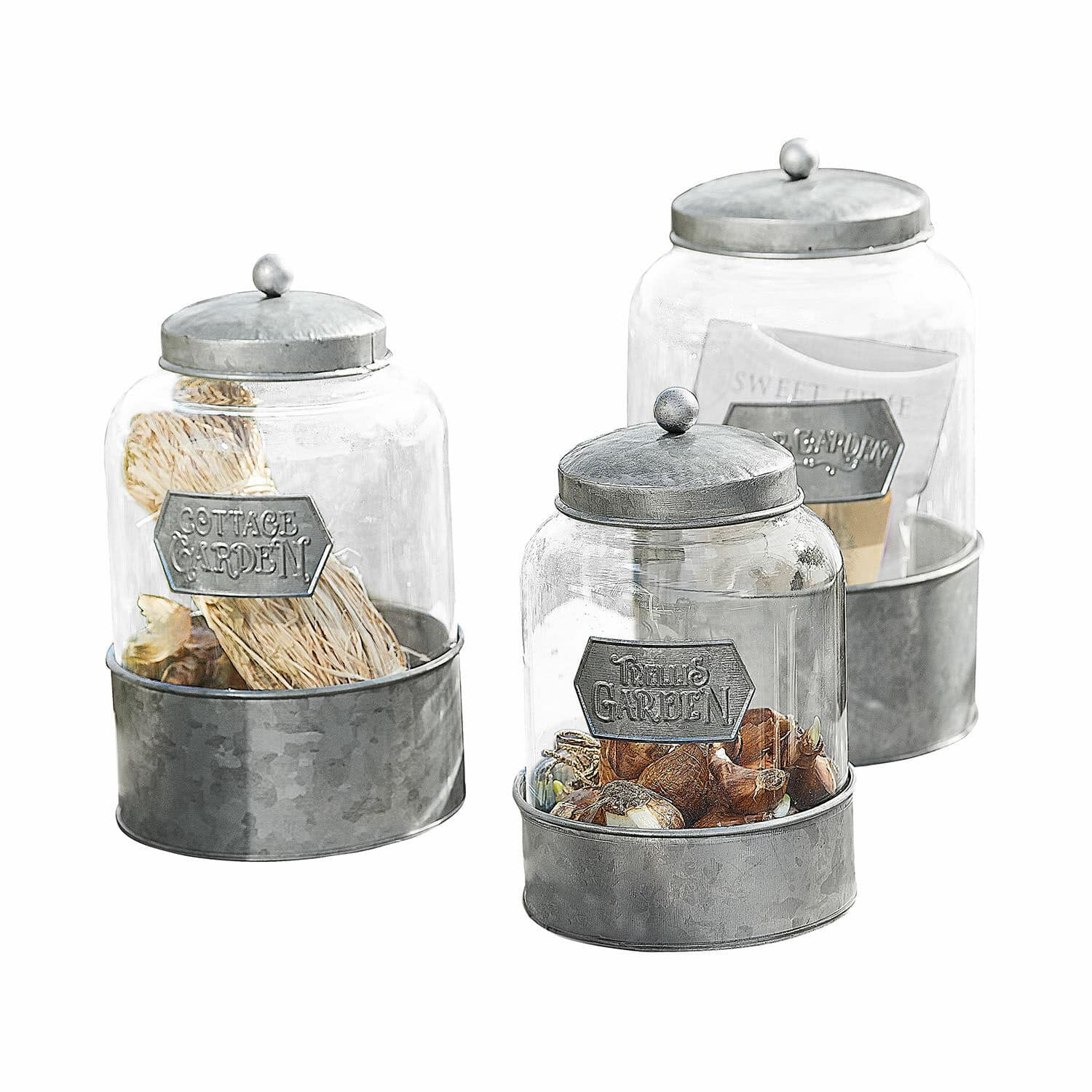 Lot de 3 pots Jaubert