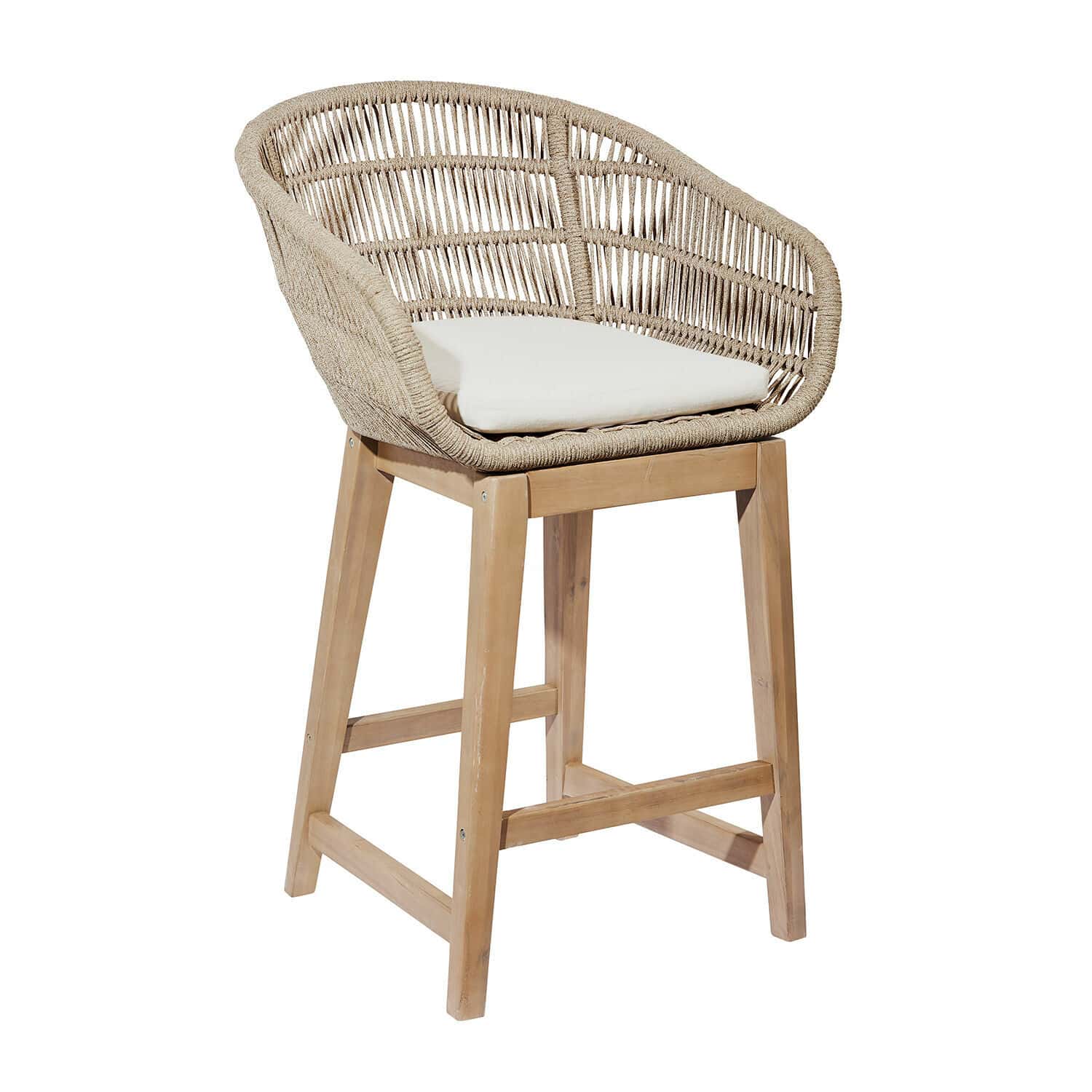 Lot de 2 tabourets de bar 100 % FSC® Saint Léonard