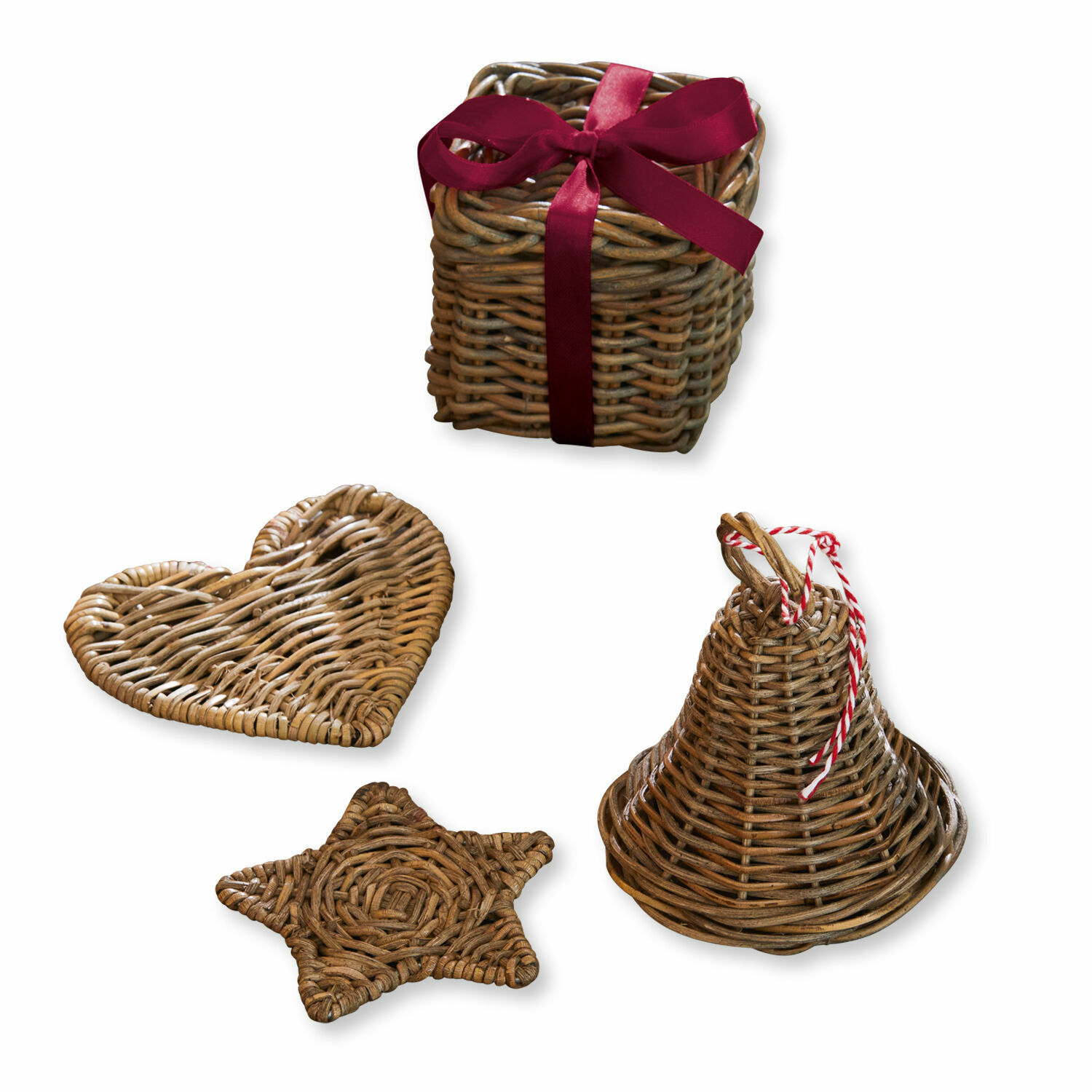 Lot de 4 décorations de Noël Almas
