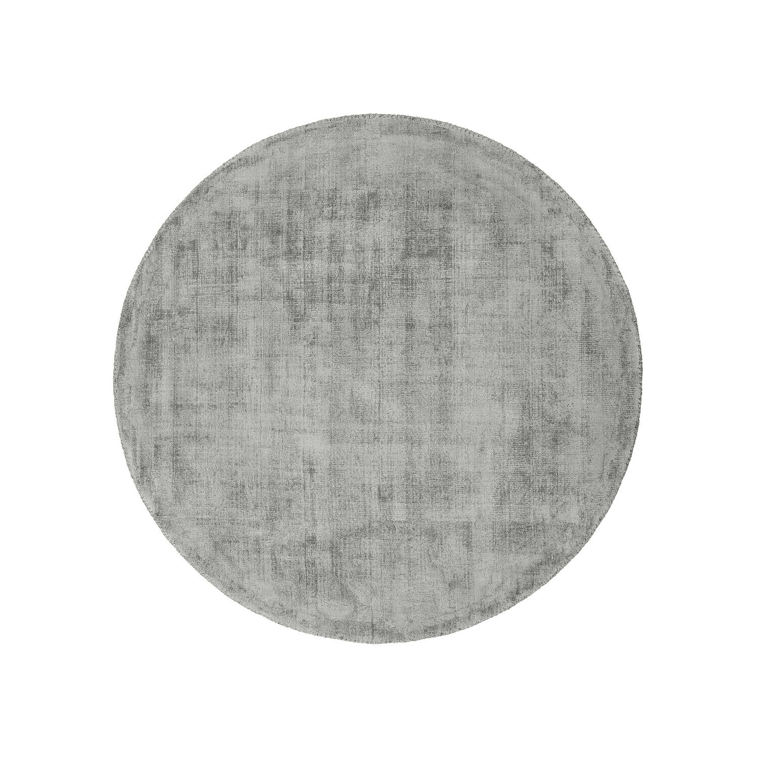 Tapis Mariselle Tapis rond gris en tissu doux, parfait pour une décoration intérieure moderne et confortable