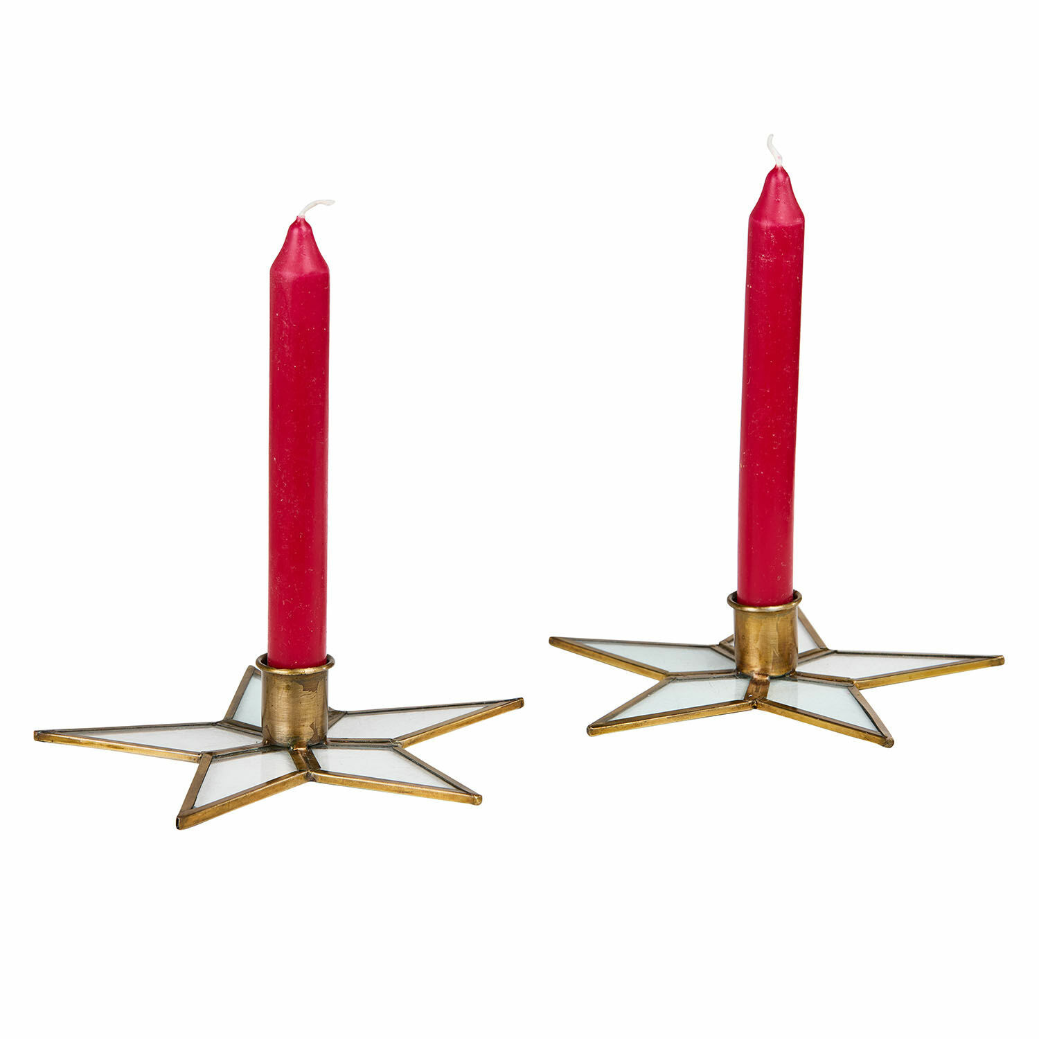Lot de 2 bougeoirs Zaydan