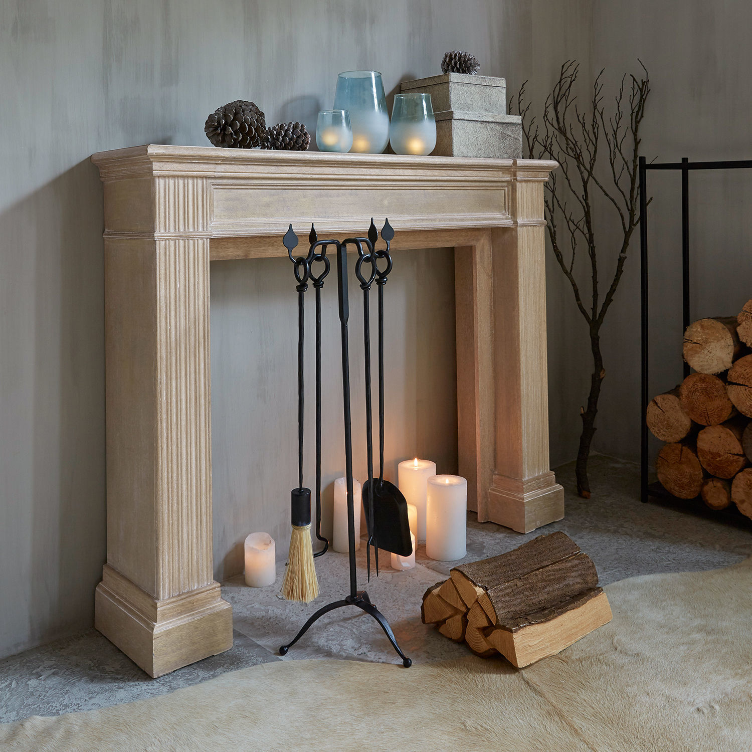 Console de cheminee Brandwood