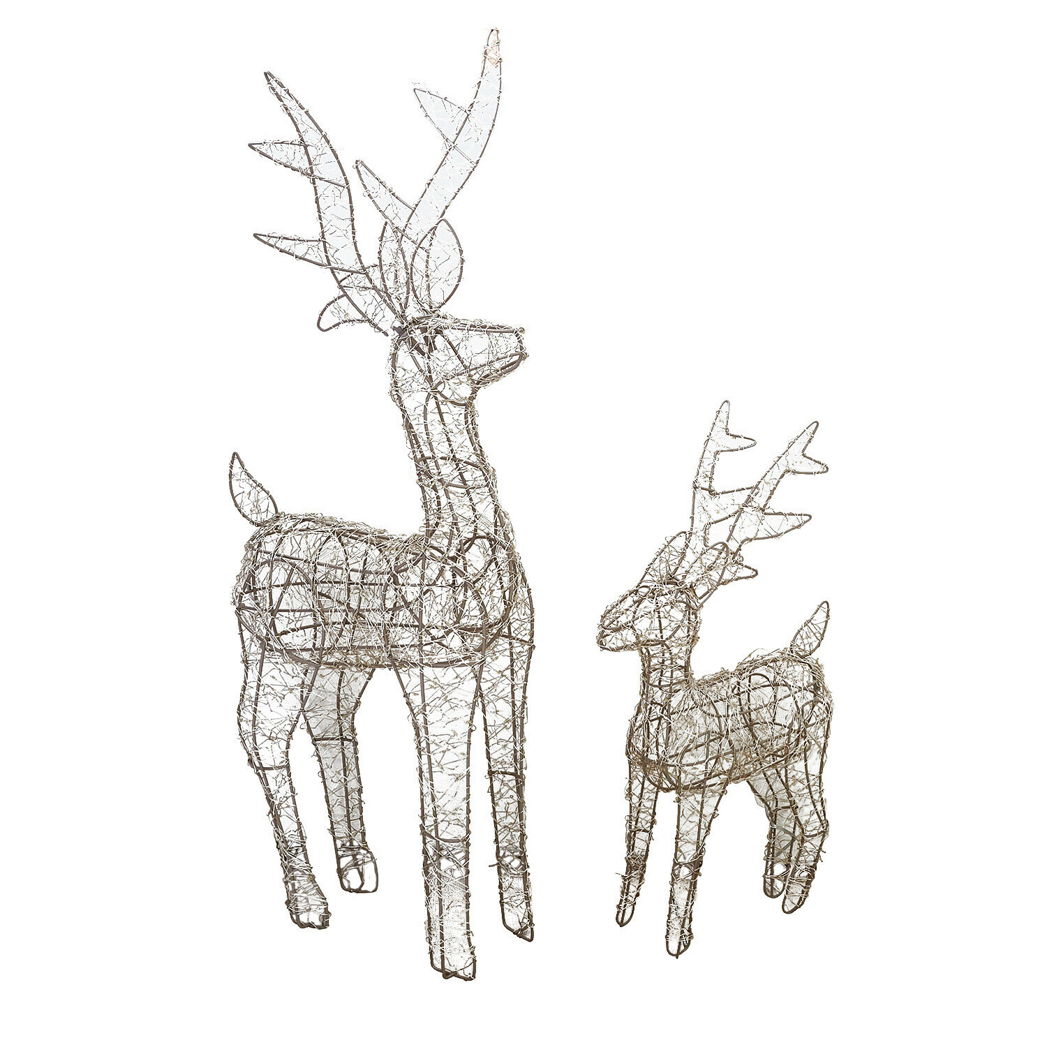Lot de 2 cerfs lumineux Lovili