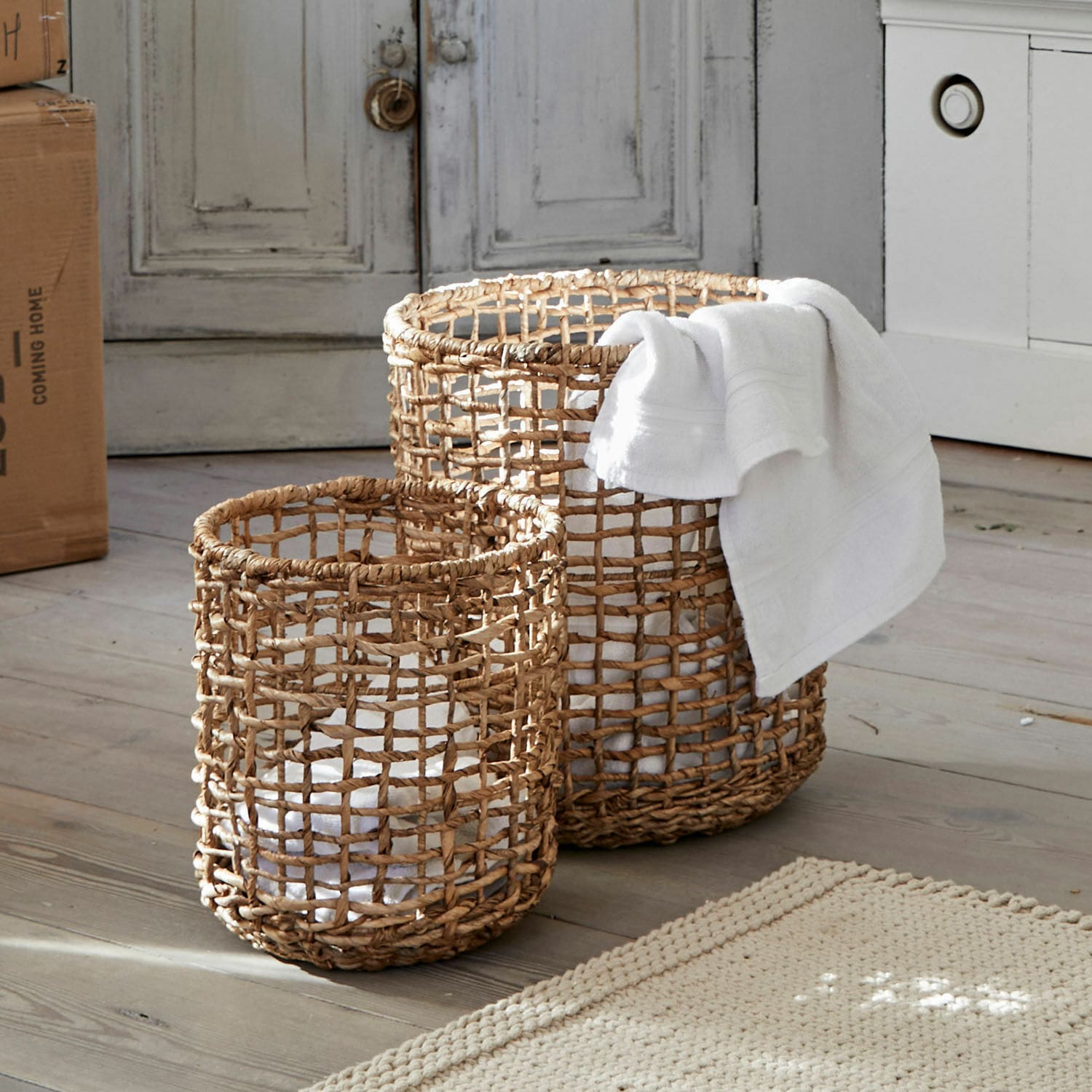 Lot de 2 paniers Derwood