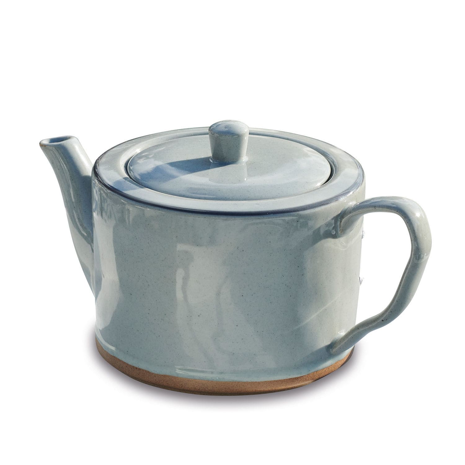 Théière Biarré Théière en céramique bleue avec couvercle et poignée pour infusion de thé