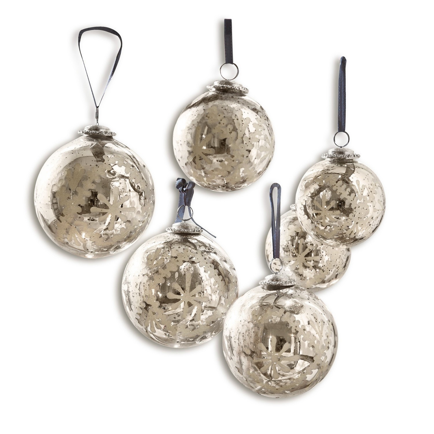 Lot de 6 décorations de Noël Laraine