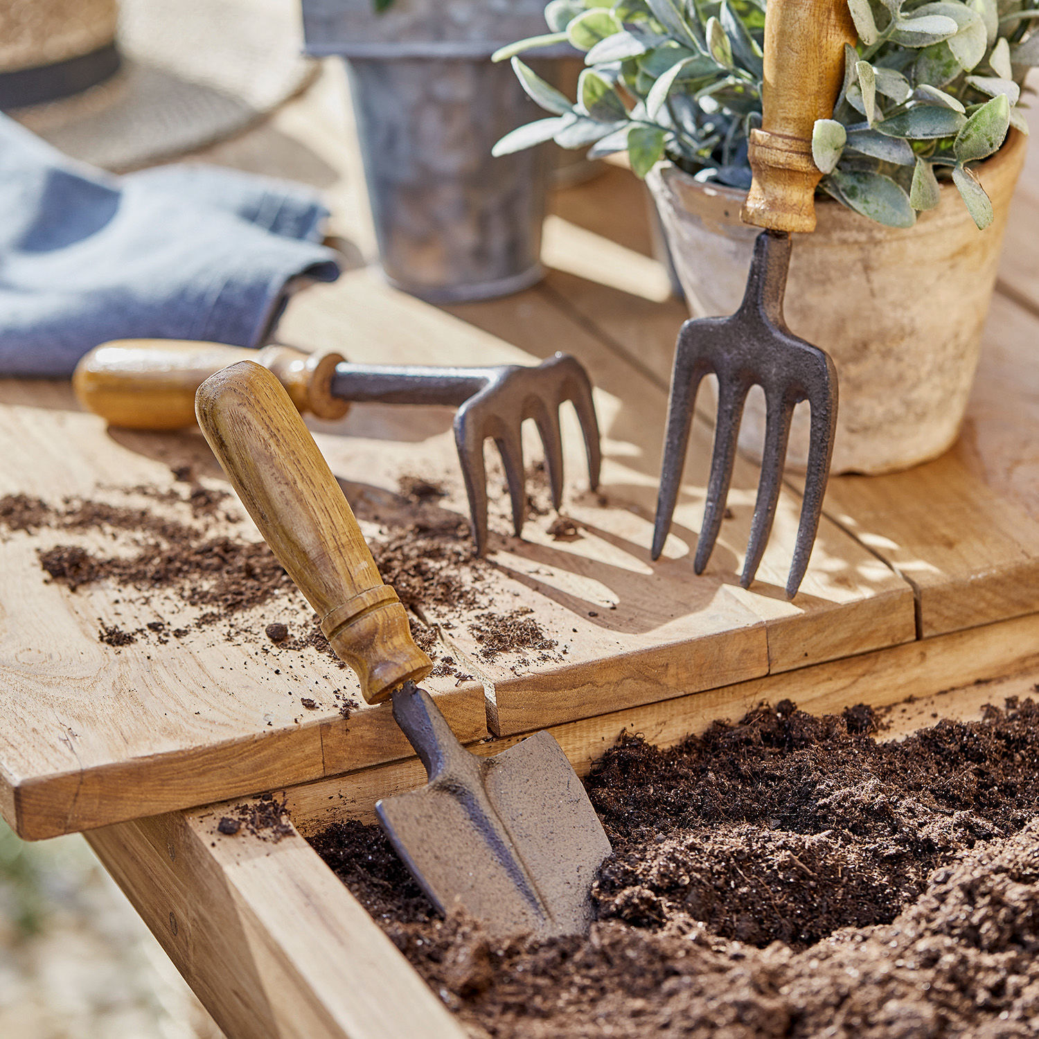 Lot de 3 outils de jardinage Shulamit