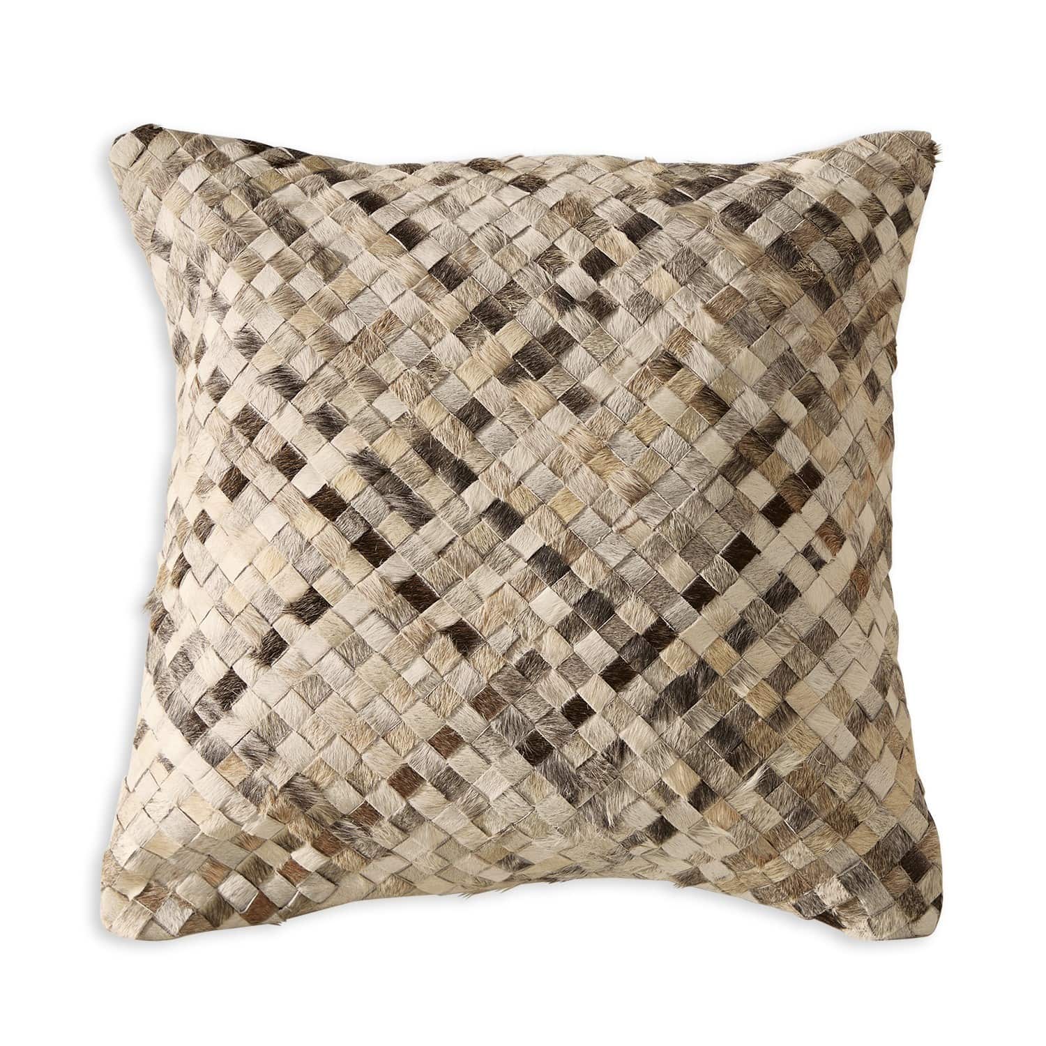 Housse de coussin Tressage